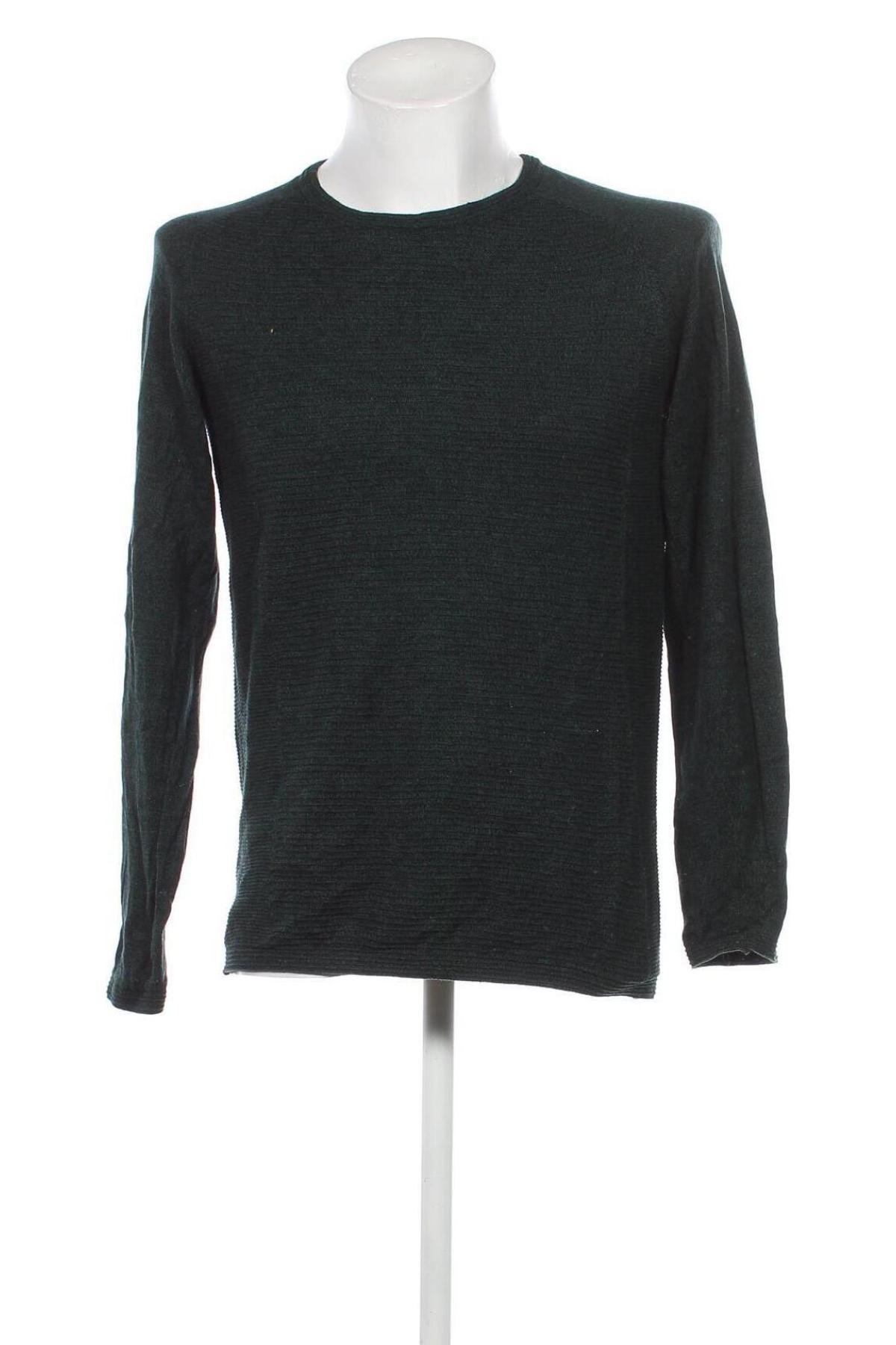 Мъжки пуловер Selected Homme, Размер M, Цвят Зелен, Цена 27,20 лв.