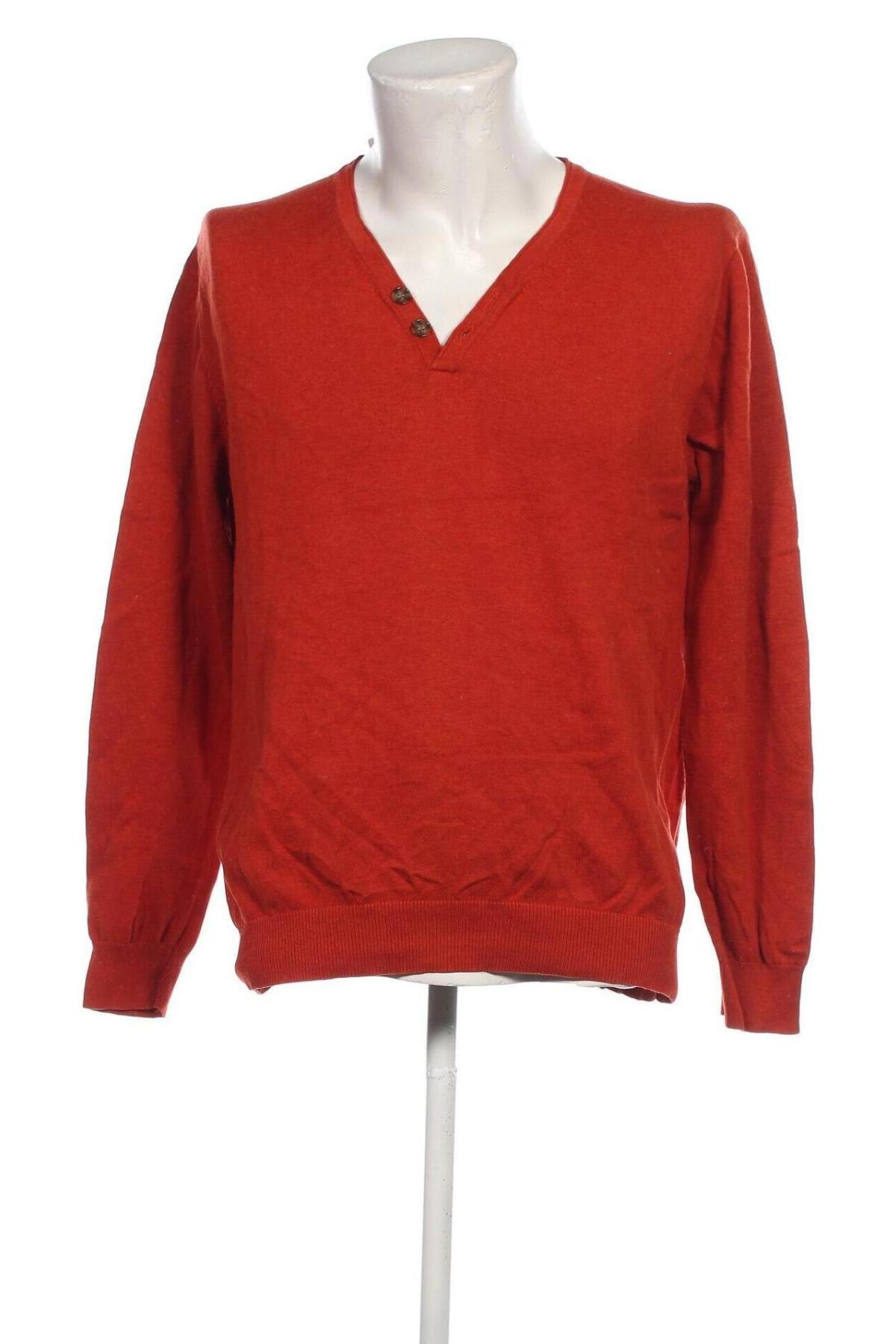 Ανδρικό πουλόβερ Suitable, Μέγεθος L, Χρώμα Πορτοκαλί, Τιμή 9,90 €
