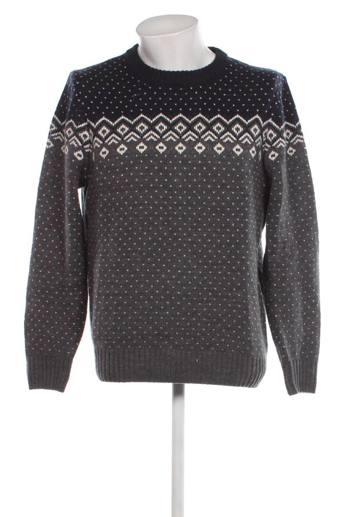 Мъжки пуловер Tchibo, Размер L, Цвят Многоцветен, Цена 13,63 лв.