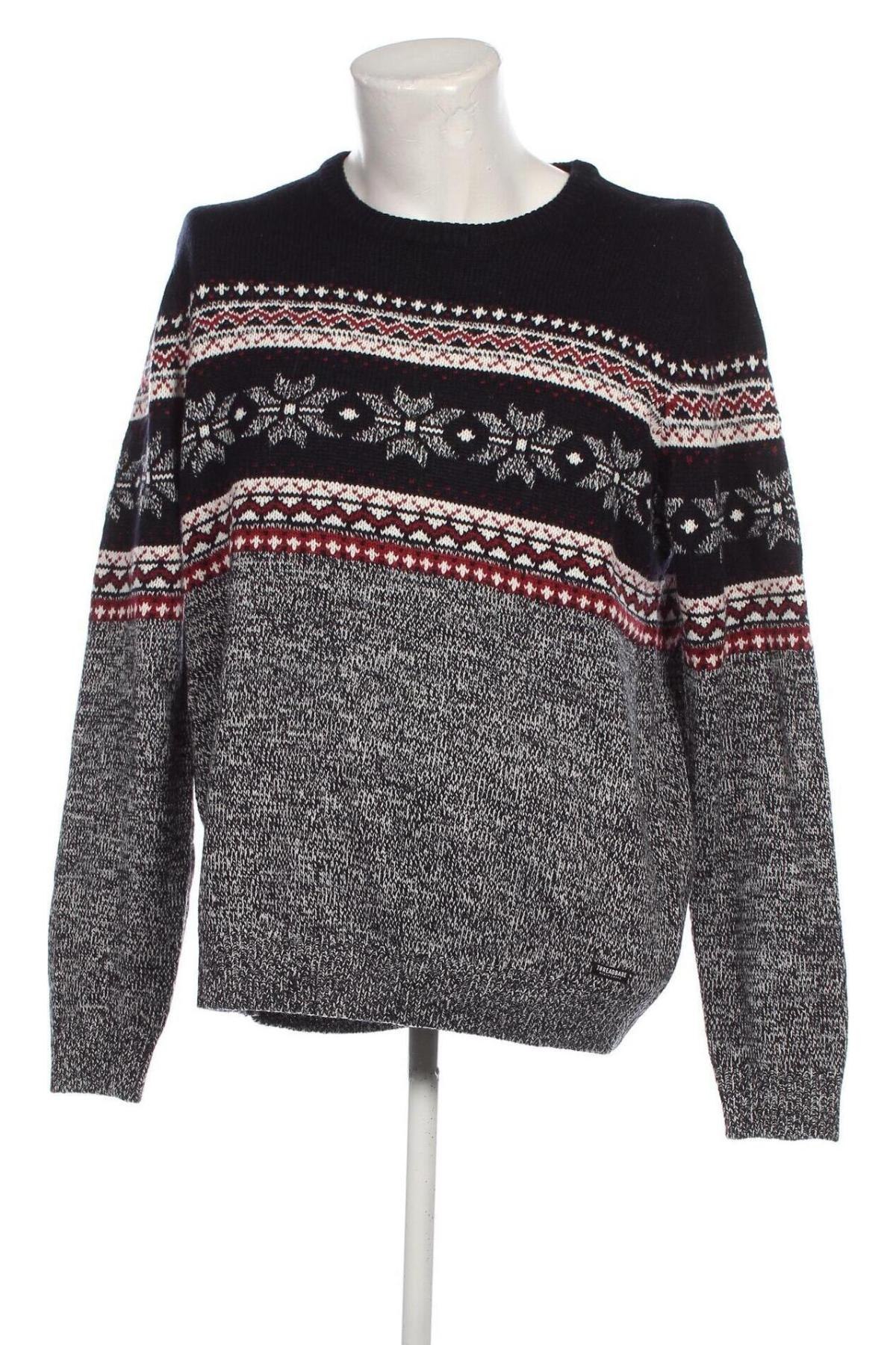 Мъжки пуловер Threadbare, Размер XXL, Цвят Сив, Цена 15,37 лв.