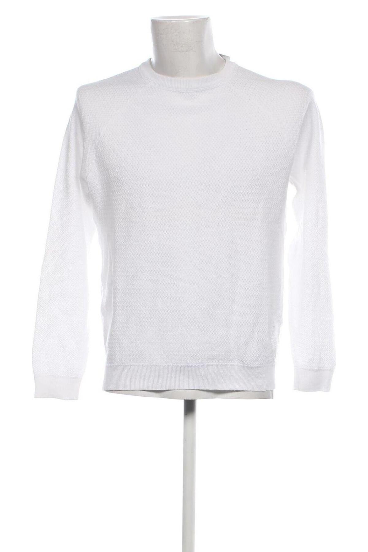 Мъжки пуловер Tom Tailor, Размер L, Цвят Бял, Цена 15,98 лв.