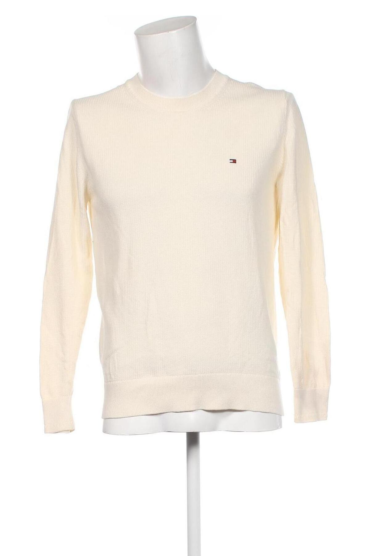 Мъжки пуловер Tommy Hilfiger, Размер L, Цвят Екрю, Цена 112,20 лв.