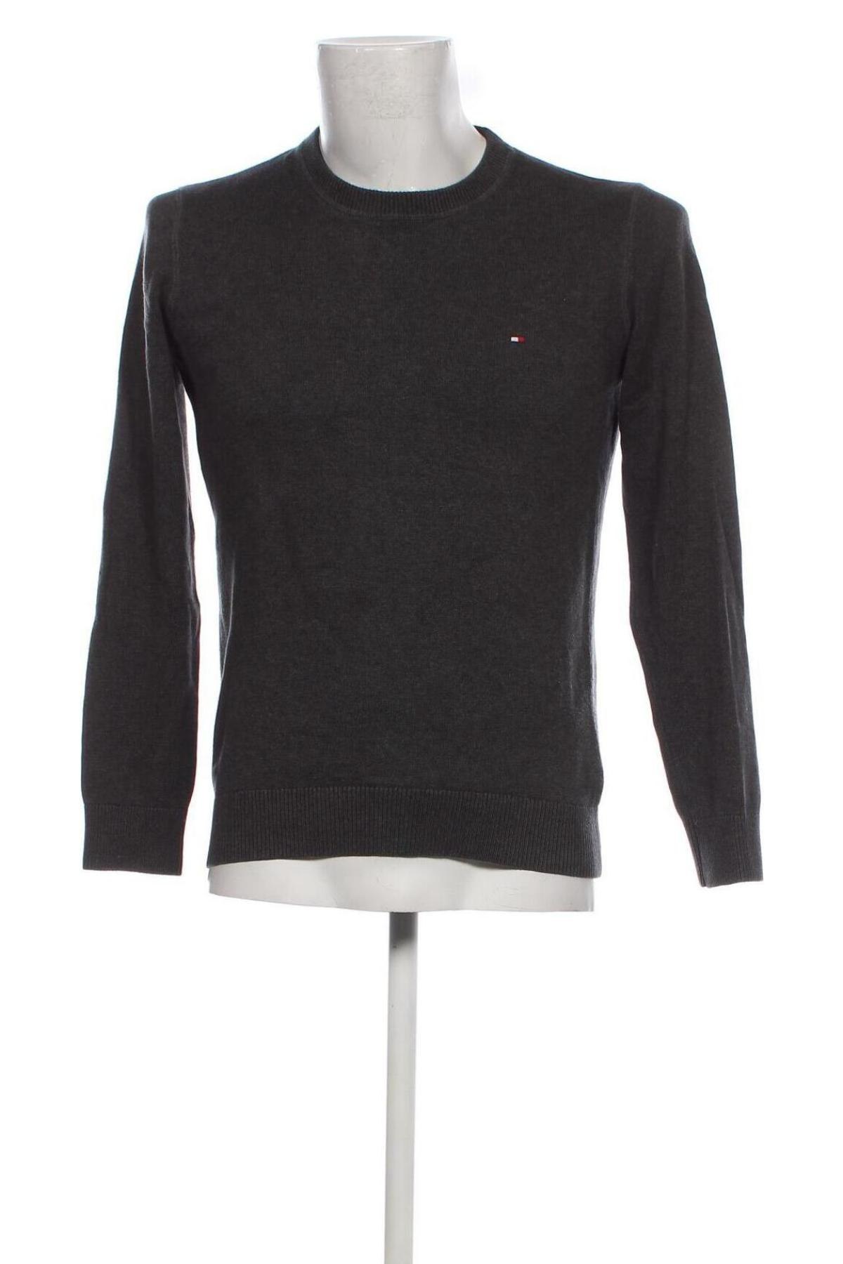 Herrenpullover Tommy Hilfiger, Größe M, Farbe Grau, Preis 50,10 €