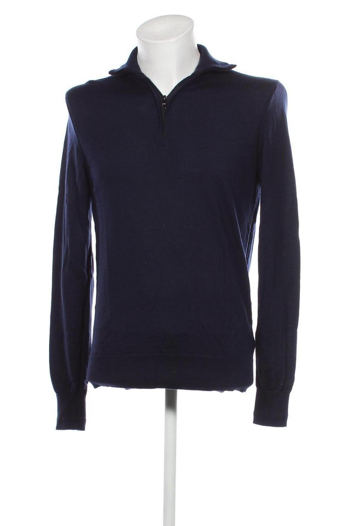 Мъжки пуловер Tommy Hilfiger, Размер L, Цвят Син, Цена 122,40 лв.