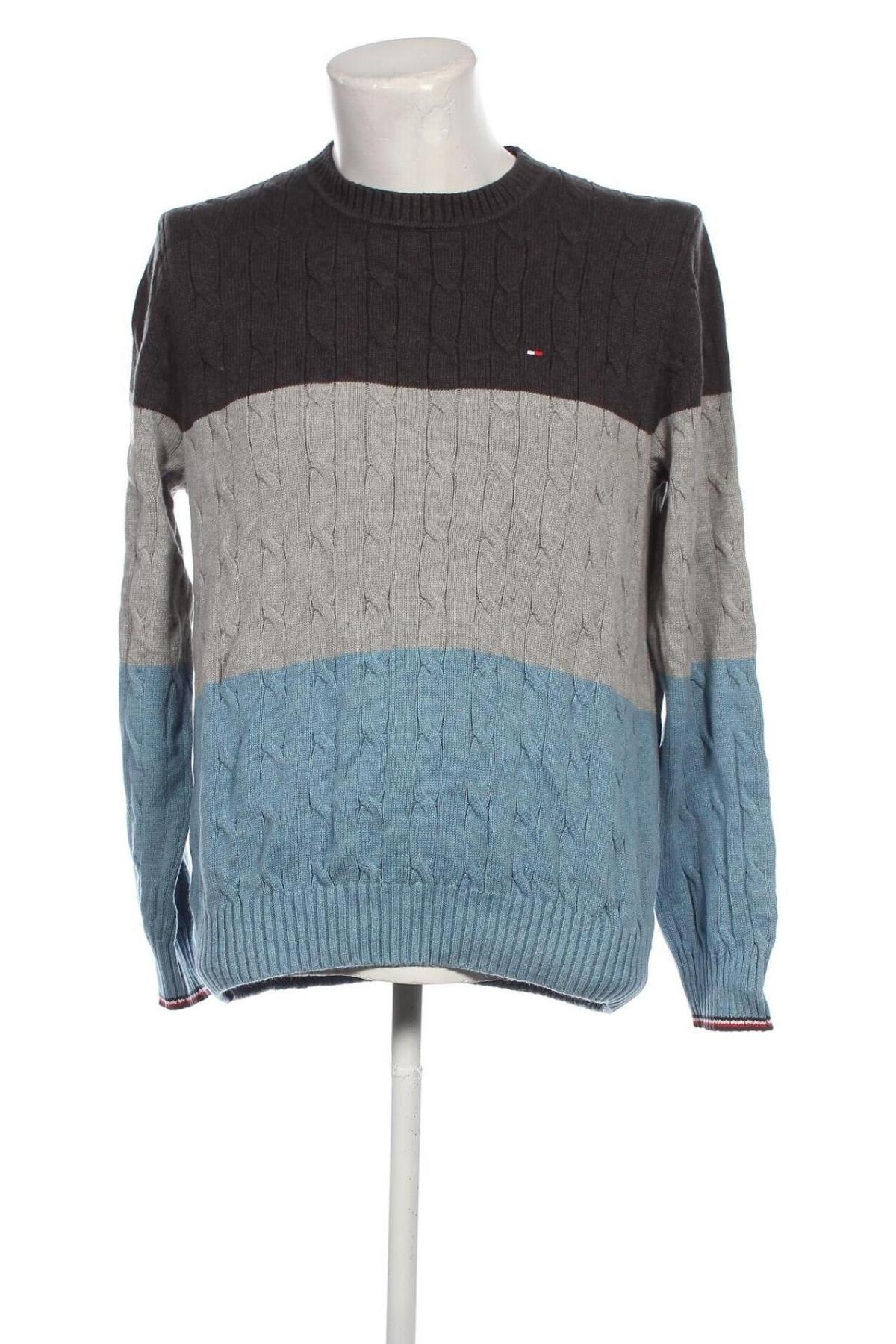 Męski sweter Tommy Hilfiger, Rozmiar L, Kolor Kolorowy, Cena 214,94 zł