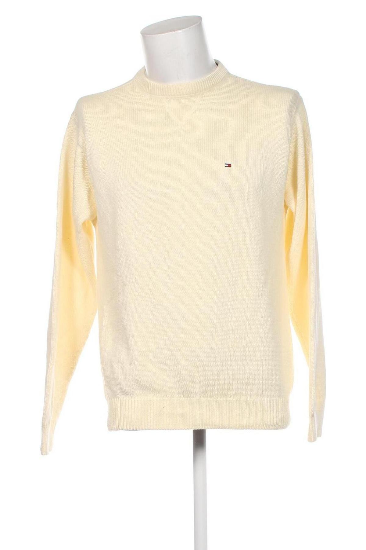 Herrenpullover Tommy Hilfiger, Größe M, Farbe Ecru, Preis 53,44 €