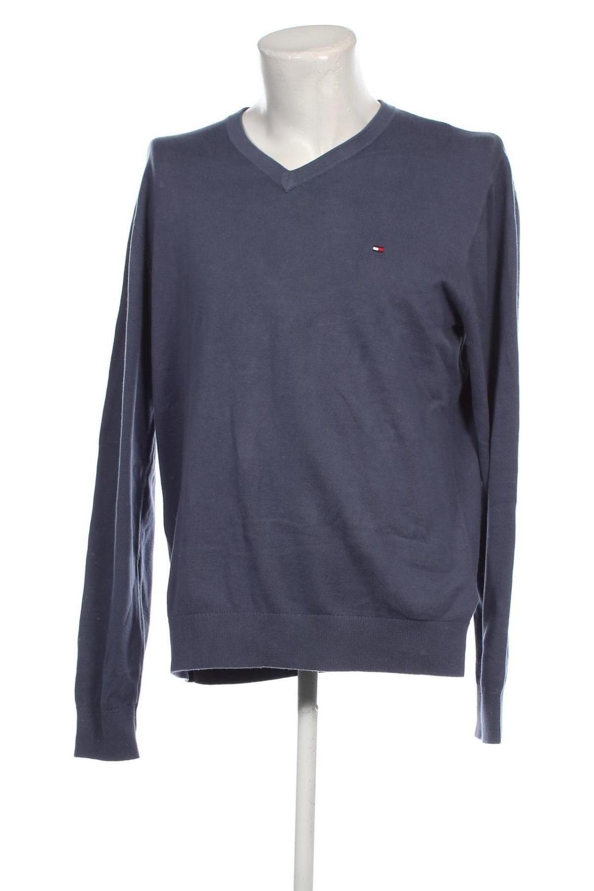 Męski sweter Tommy Hilfiger, Rozmiar XXL, Kolor Niebieski, Cena 299,06 zł