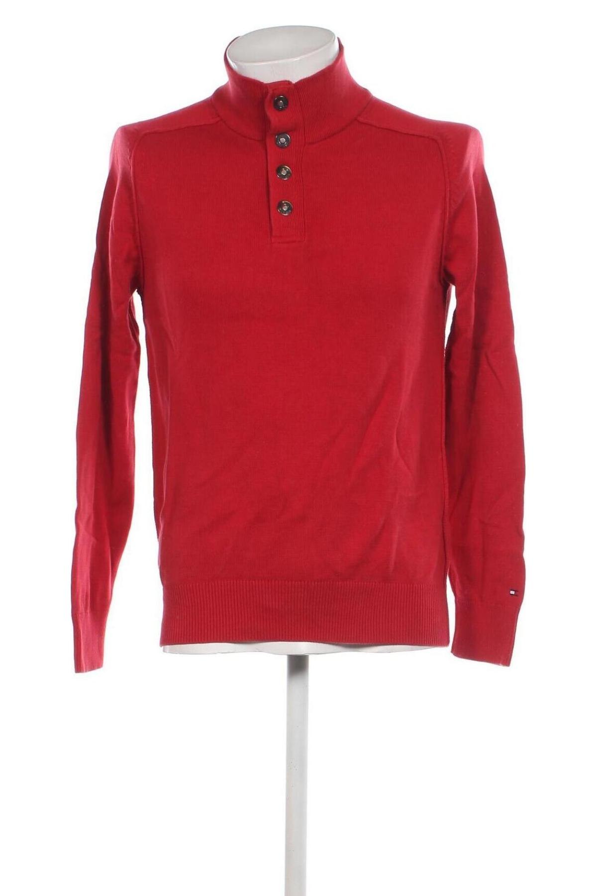 Herrenpullover Tommy Hilfiger, Größe S, Farbe Rot, Preis 49,17 €