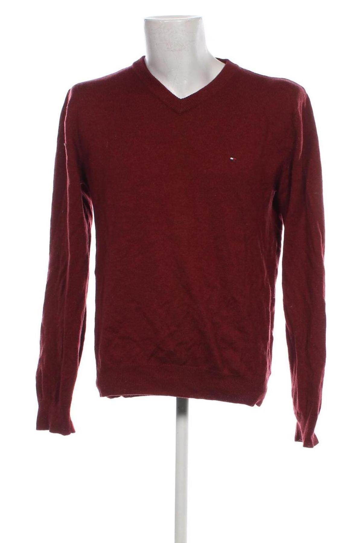 Herrenpullover Tommy Hilfiger, Größe L, Farbe Rot, Preis € 53,44