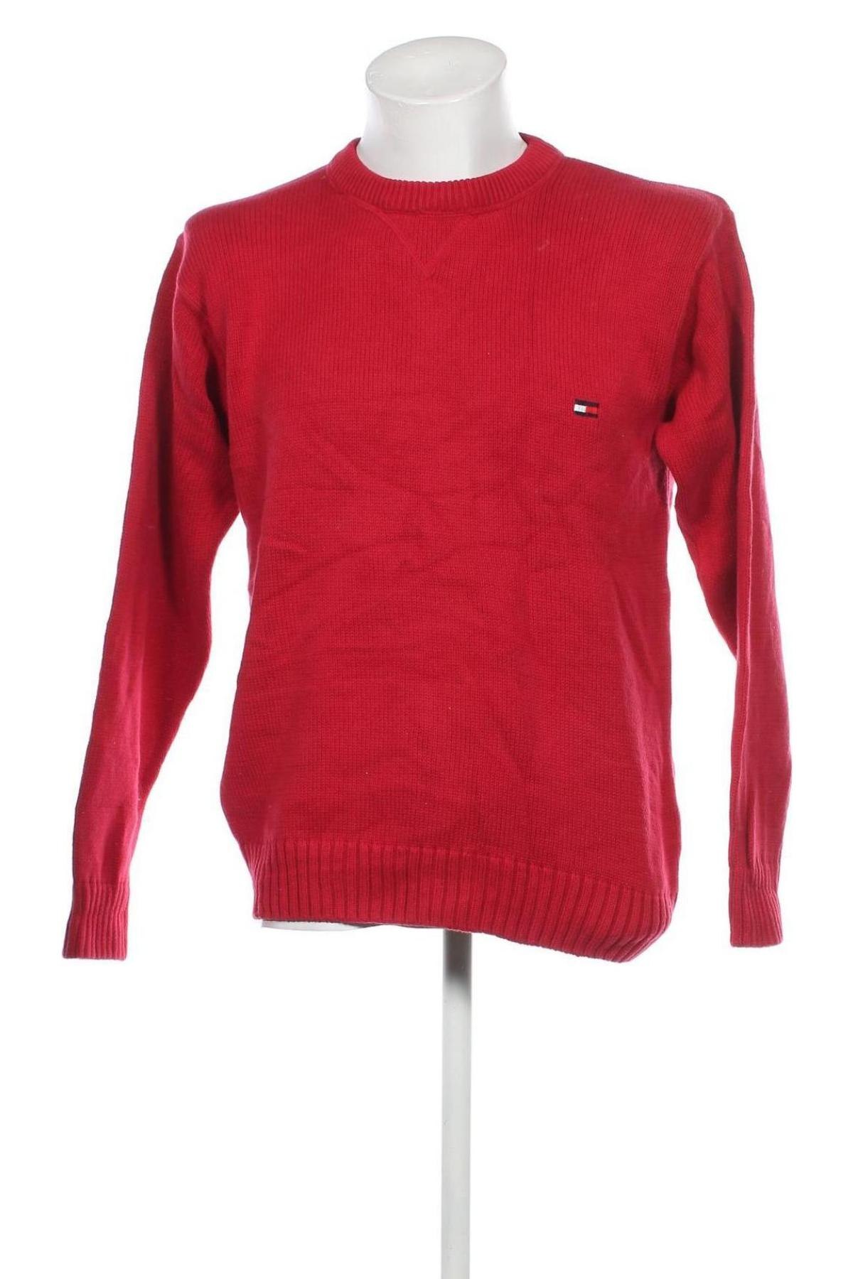 Herrenpullover Tommy Hilfiger, Größe S, Farbe Rot, Preis 40,08 €