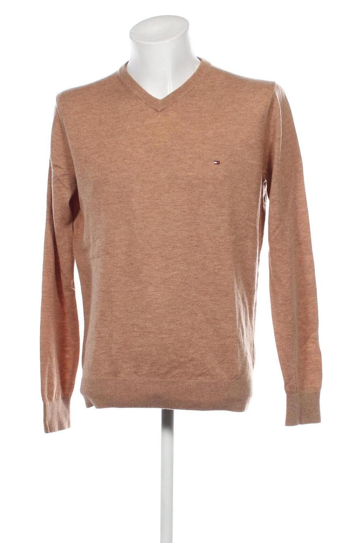 Ανδρικό πουλόβερ Tommy Hilfiger, Μέγεθος L, Χρώμα  Μπέζ, Τιμή 47,50 €
