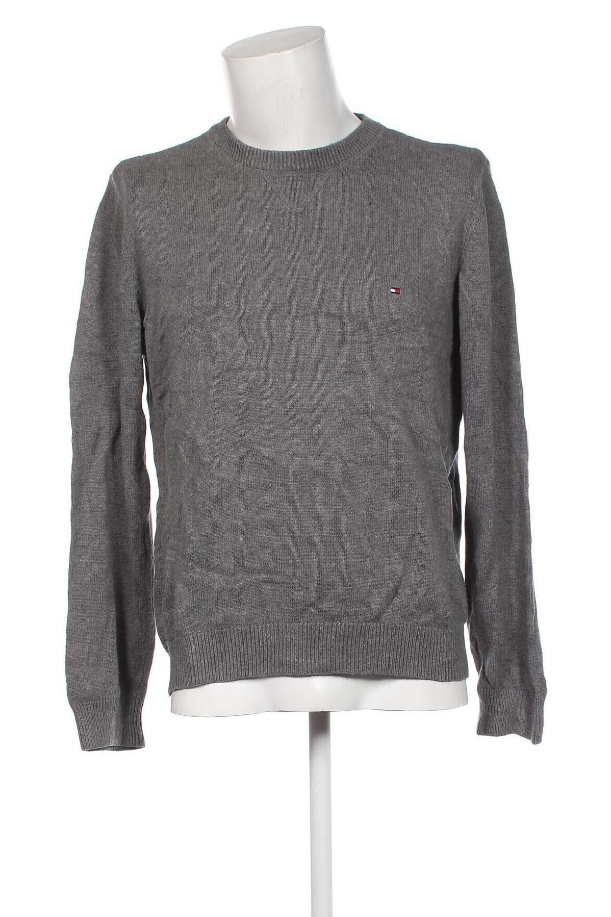 Pánsky sveter  Tommy Hilfiger, Veľkosť L, Farba Sivá, Cena  43,54 €