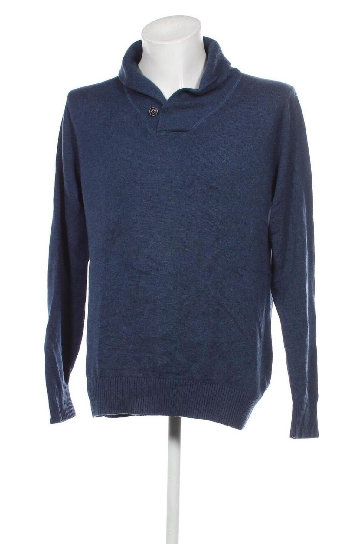 Herrenpullover Tommy Hilfiger, Größe L, Farbe Blau, Preis 56,78 €