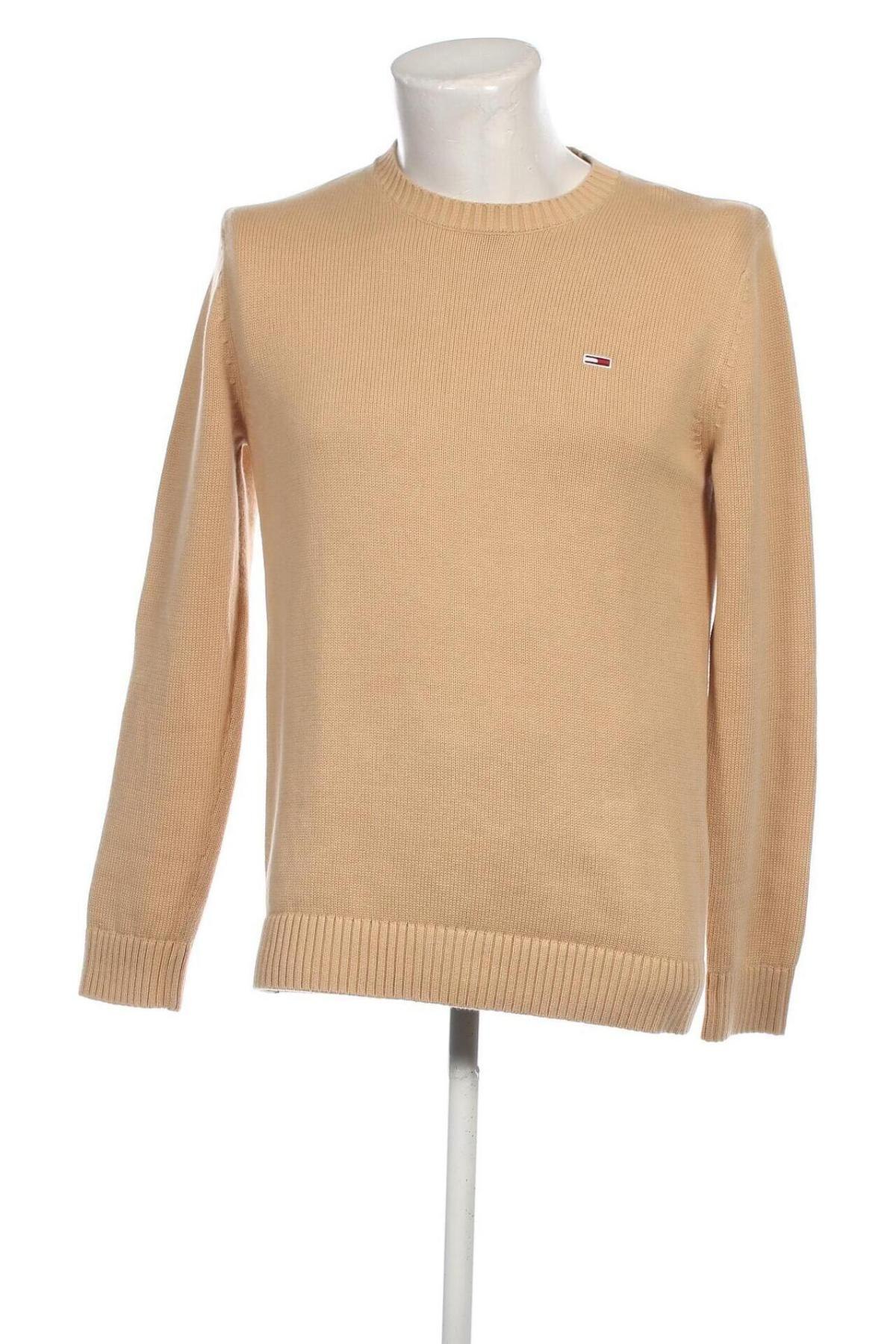 Herrenpullover Tommy Jeans, Größe S, Farbe Beige, Preis 49,42 €