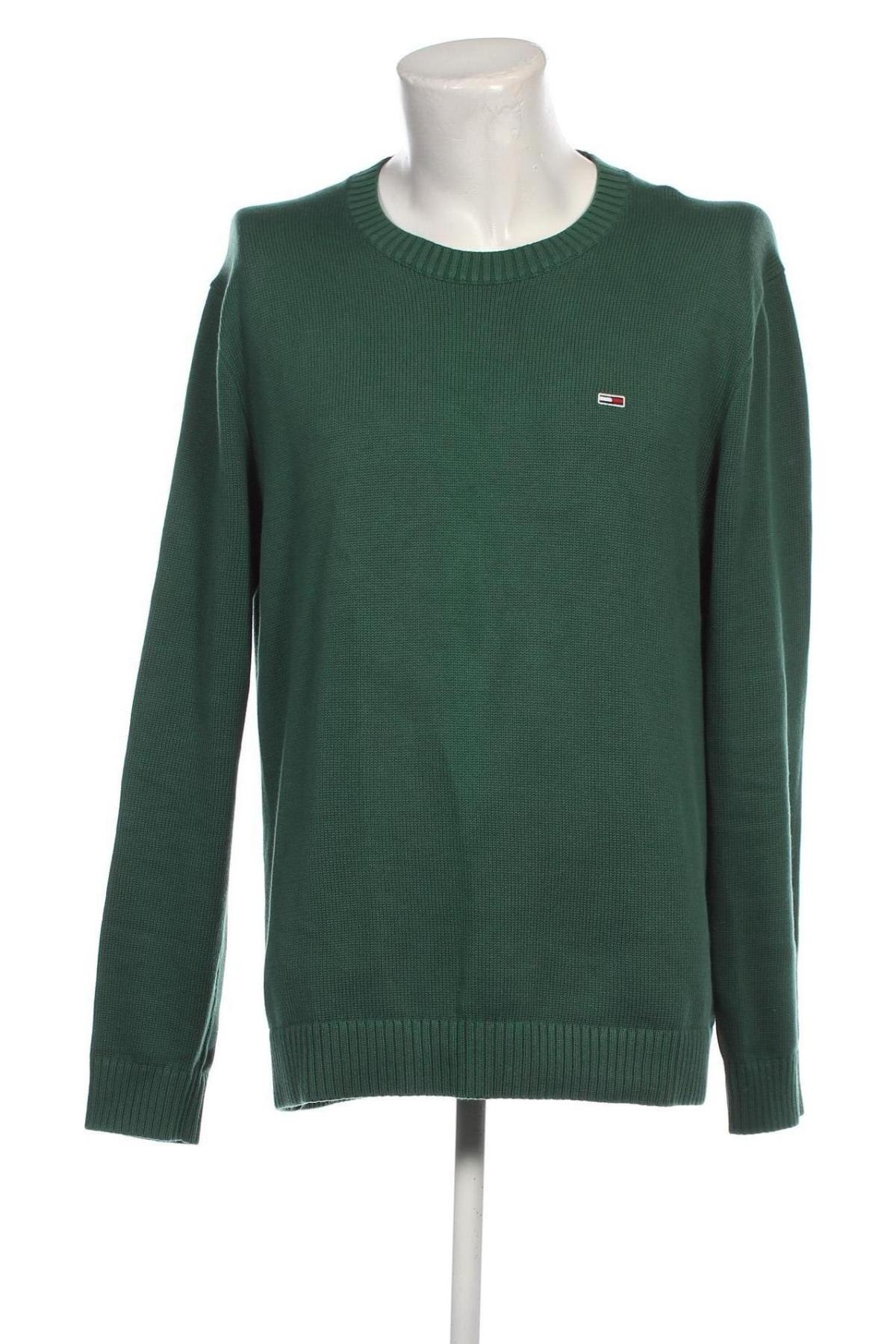 Pánsky sveter  Tommy Jeans, Veľkosť XL, Farba Zelená, Cena  52,58 €