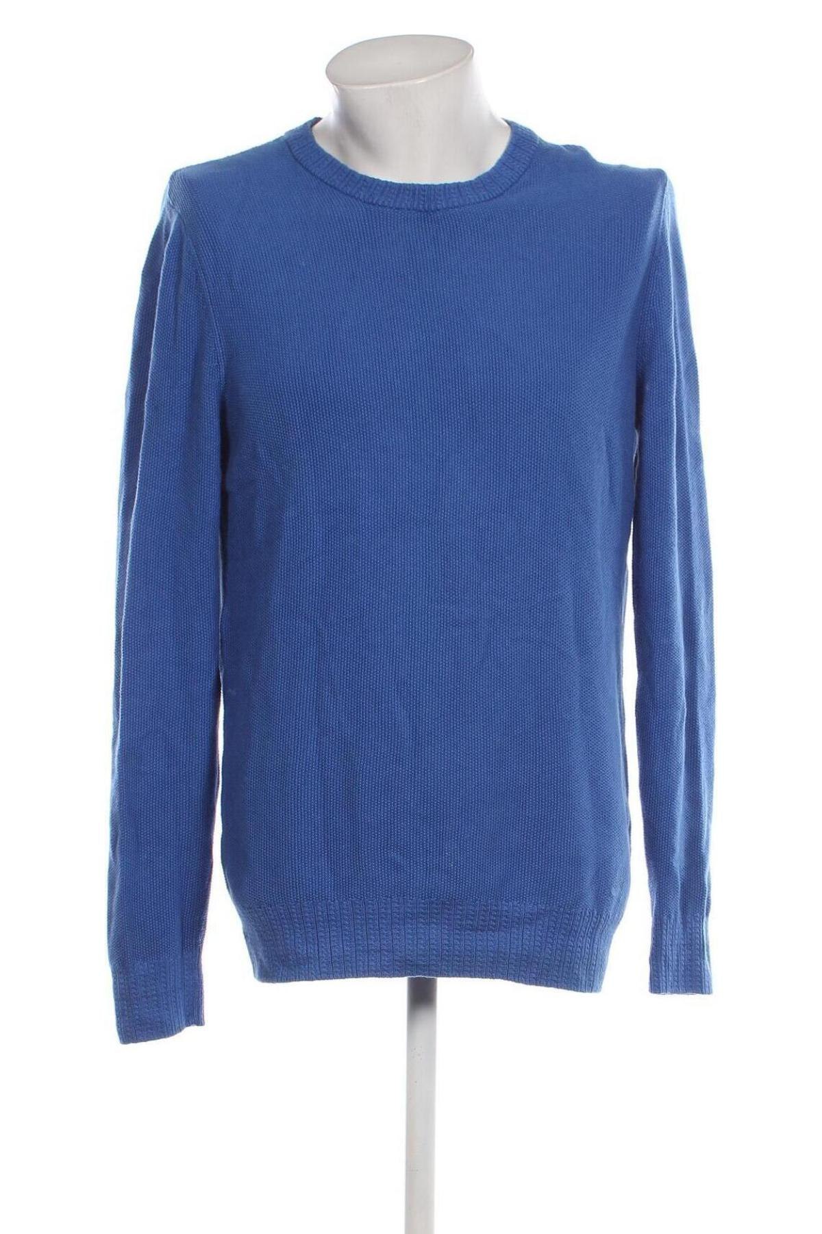 Herrenpullover Villain, Größe L, Farbe Blau, Preis € 10,70