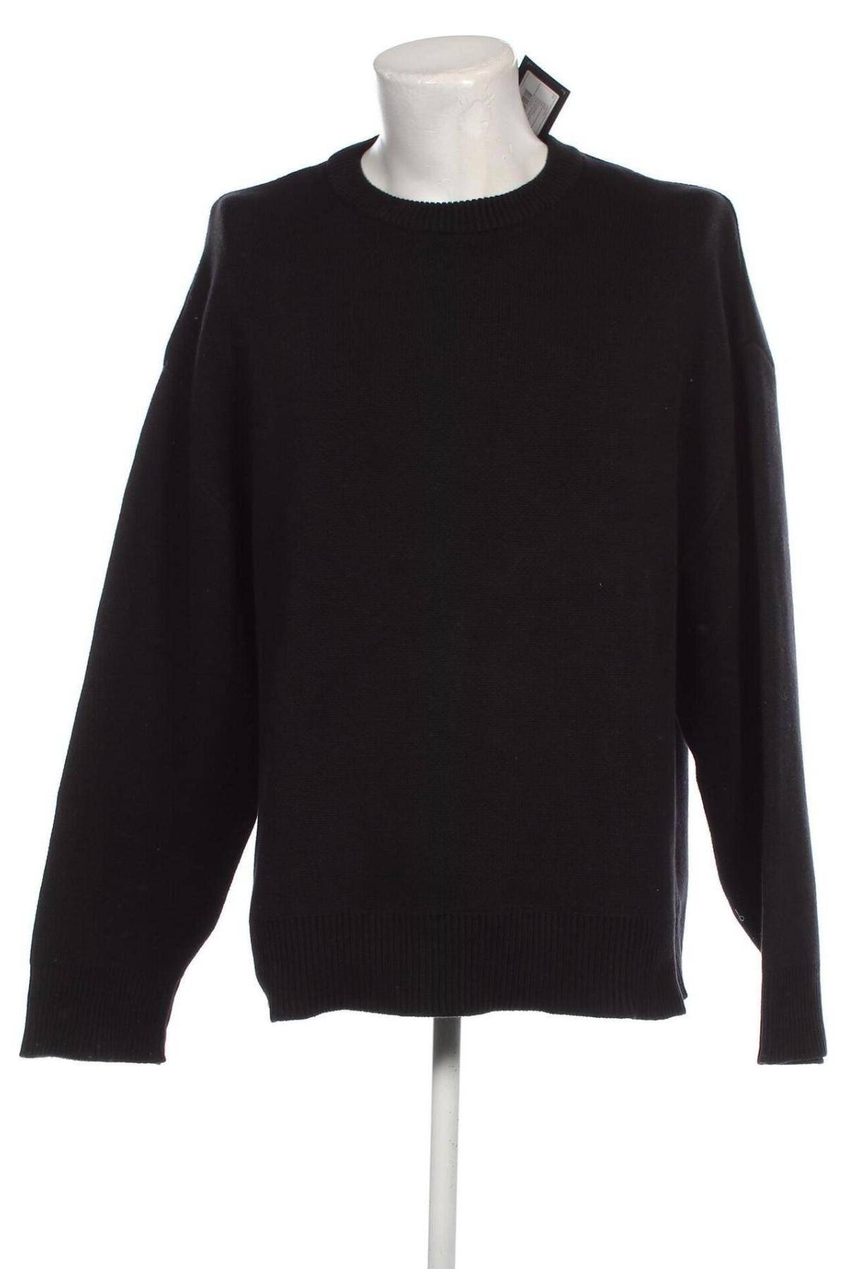 Мъжки пуловер Weekday, Размер L, Цвят Черен, Цена 44,37 лв.