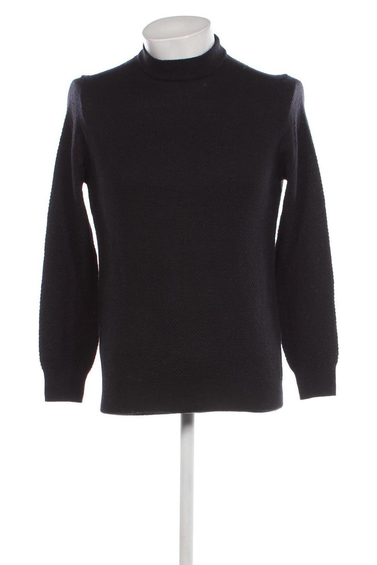 Ανδρικό πουλόβερ Zara, Μέγεθος M, Χρώμα Μπλέ, Τιμή 9,30 €