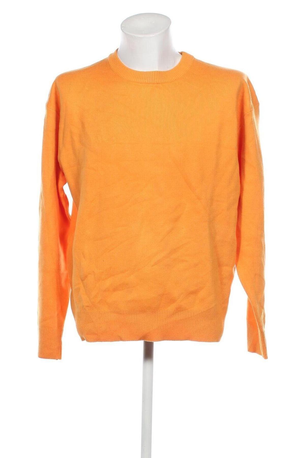 Herrenpullover Zara, Größe XL, Farbe Orange, Preis 17,99 €