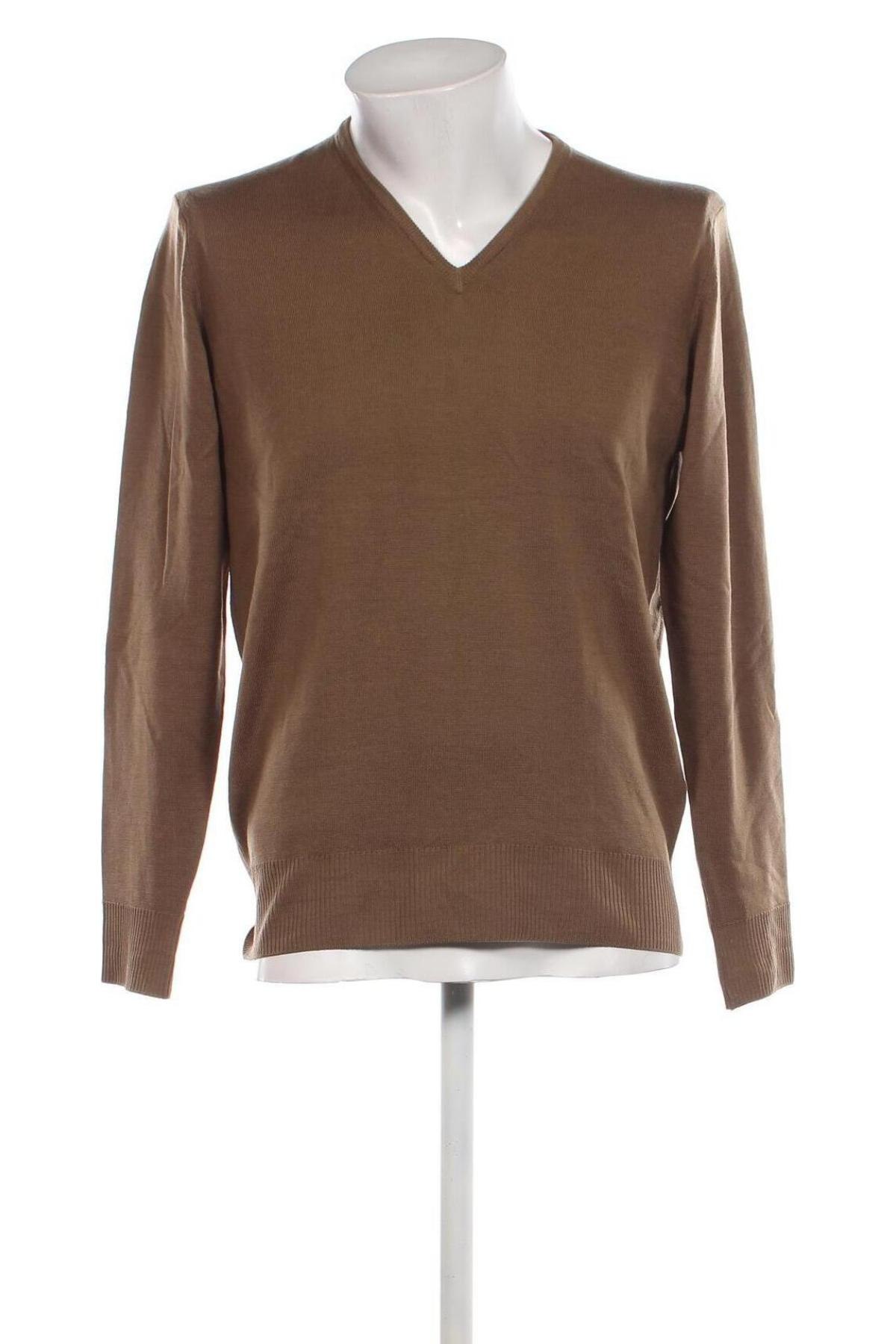 Мъжки пуловер Zara Man, Размер L, Цвят Кафяв, Цена 16,00 лв.