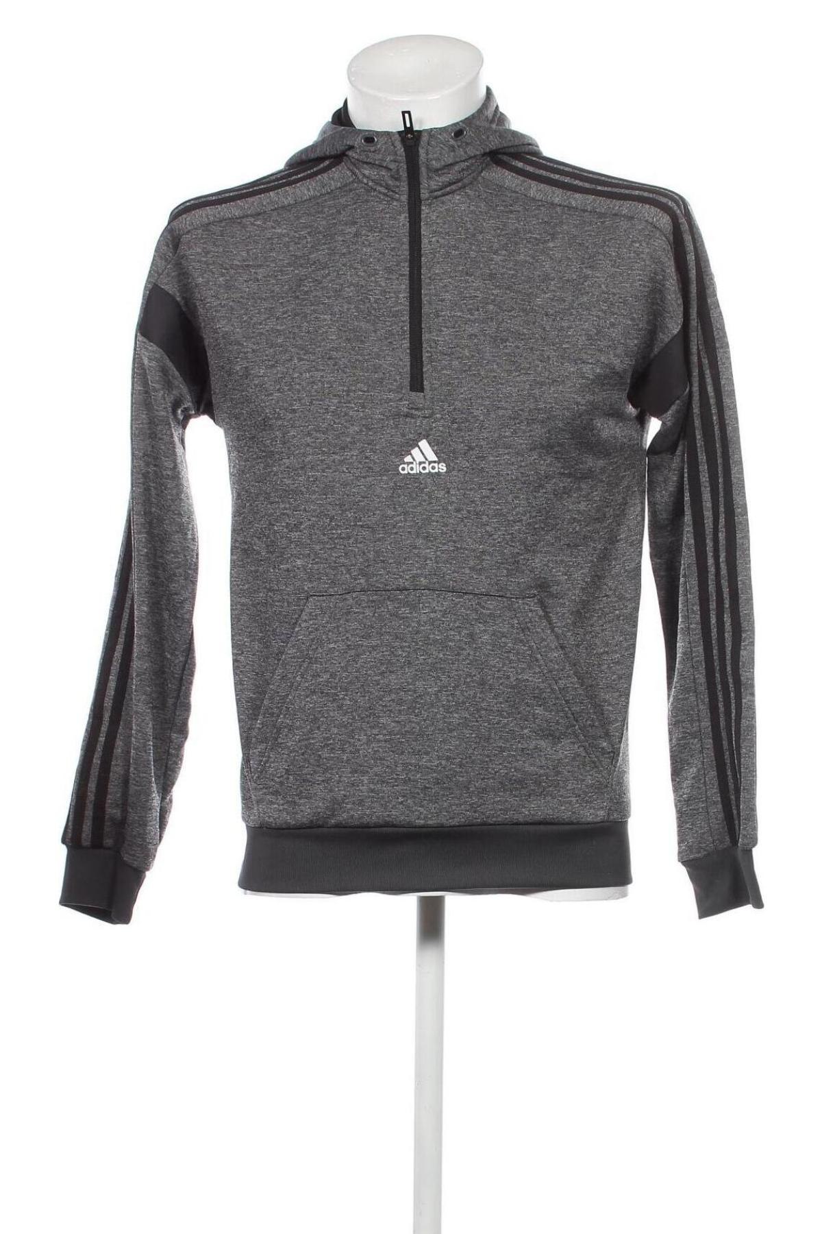 Herren Sweatshirt Adidas, Größe S, Farbe Grau, Preis € 26,79