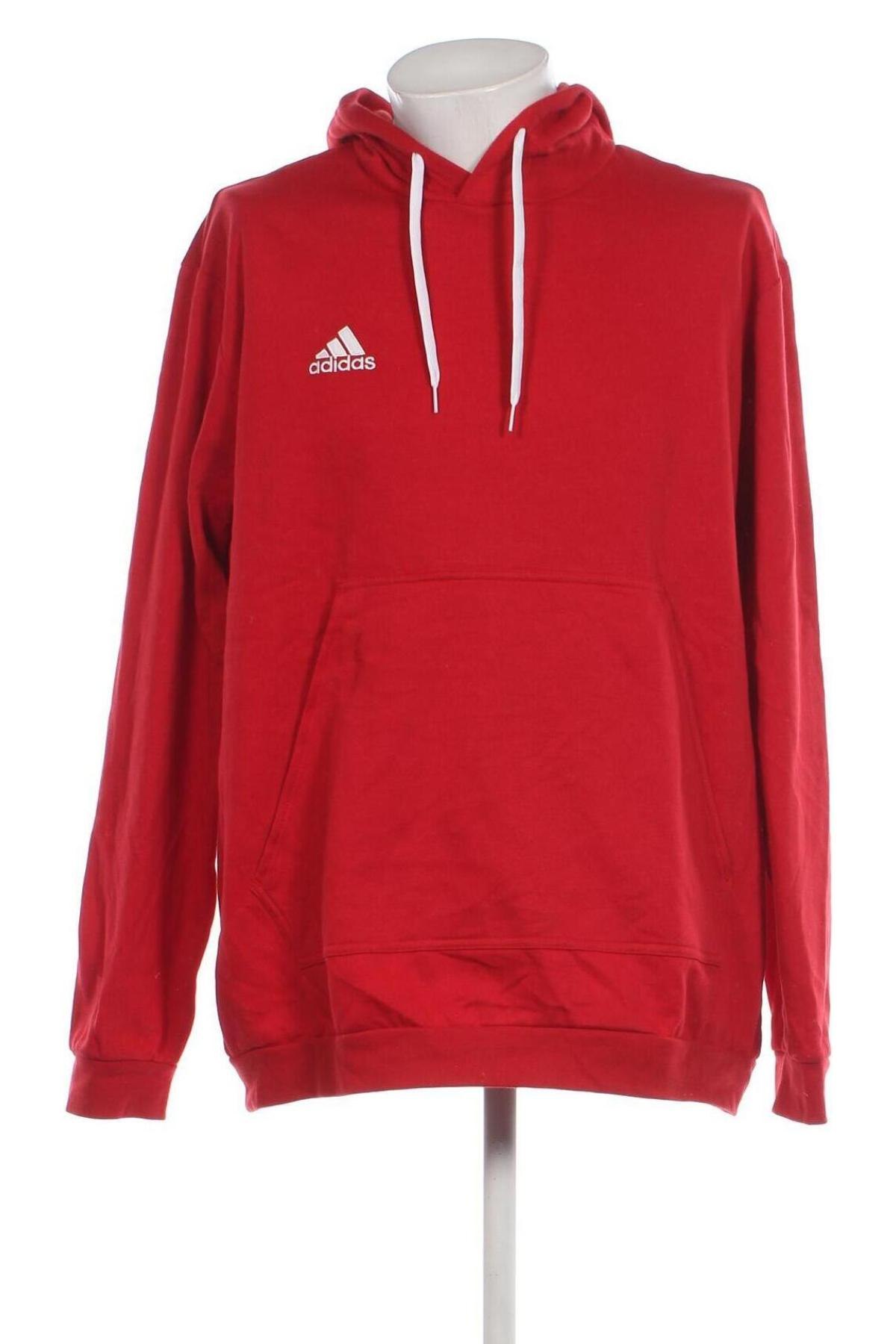 Ανδρικό φούτερ Adidas, Μέγεθος XXL, Χρώμα Κόκκινο, Τιμή 28,92 €