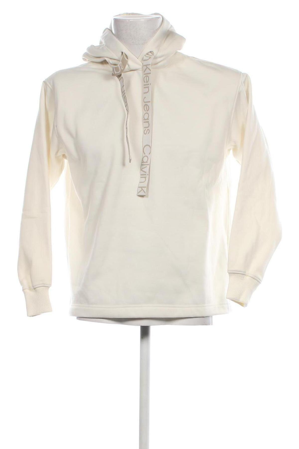 Herren Sweatshirt Calvin Klein Jeans, Größe S, Farbe Weiß, Preis 72,16 €