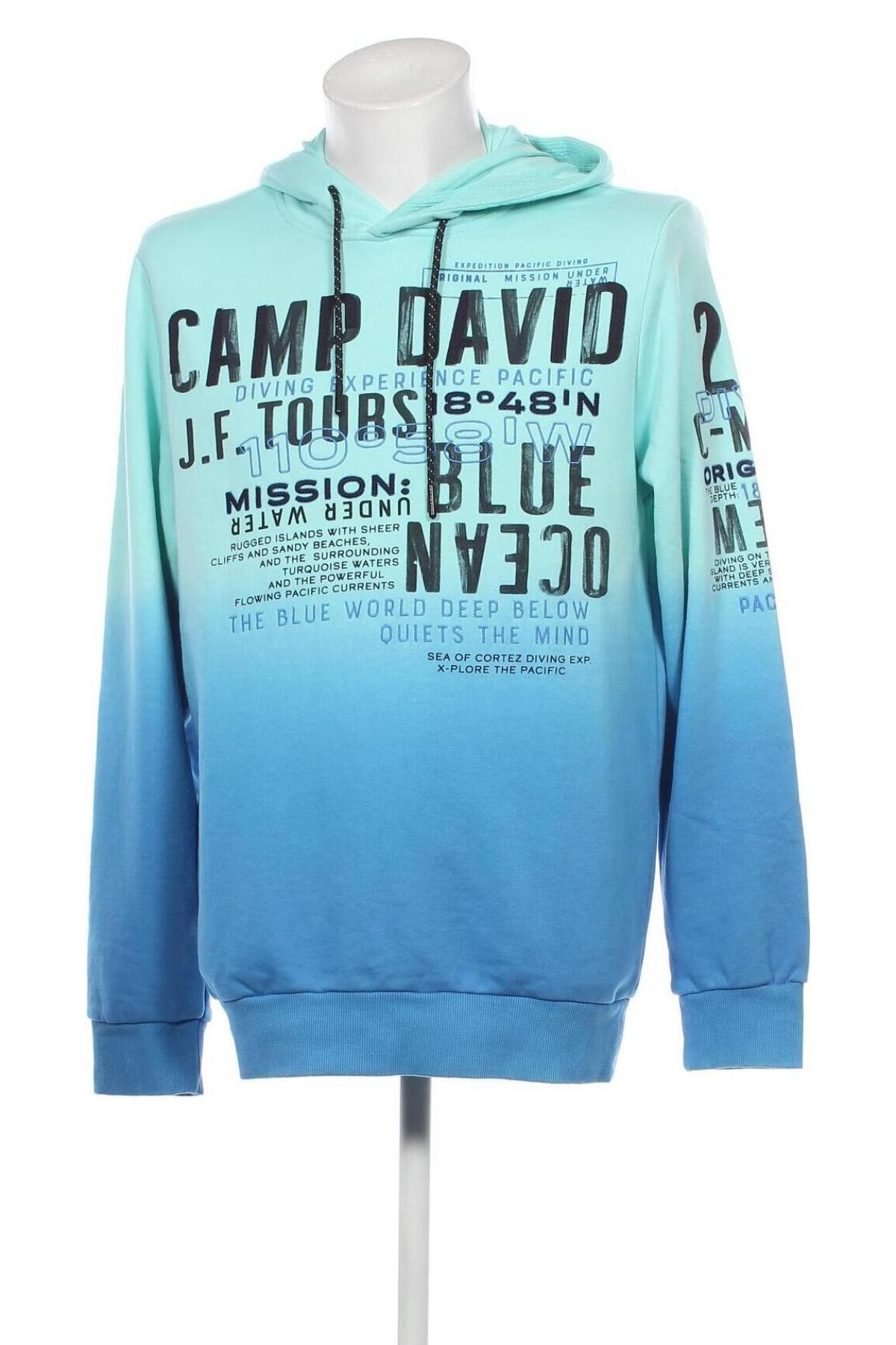 Herren Sweatshirt Camp David, Größe L, Farbe Mehrfarbig, Preis 51,14 €