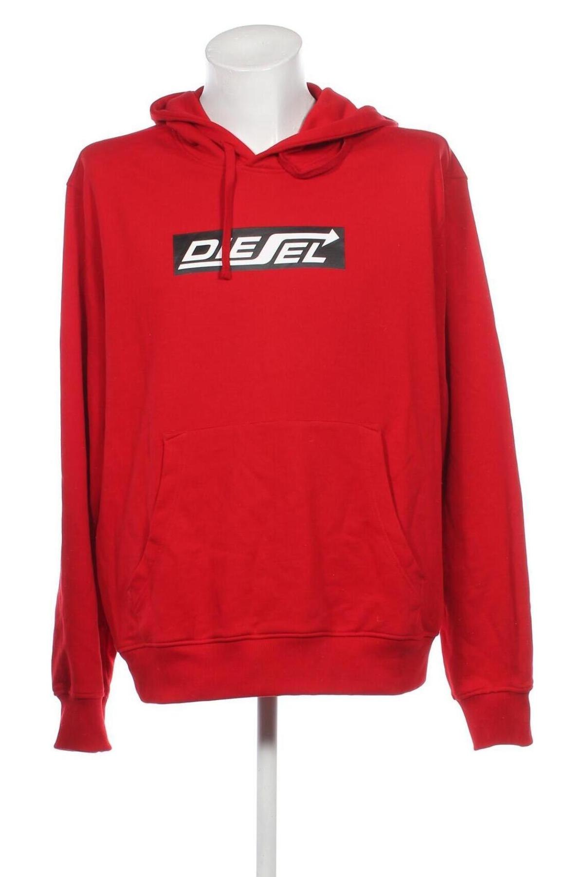 Herren Sweatshirt Diesel, Größe 3XL, Farbe Rot, Preis 234,02 €