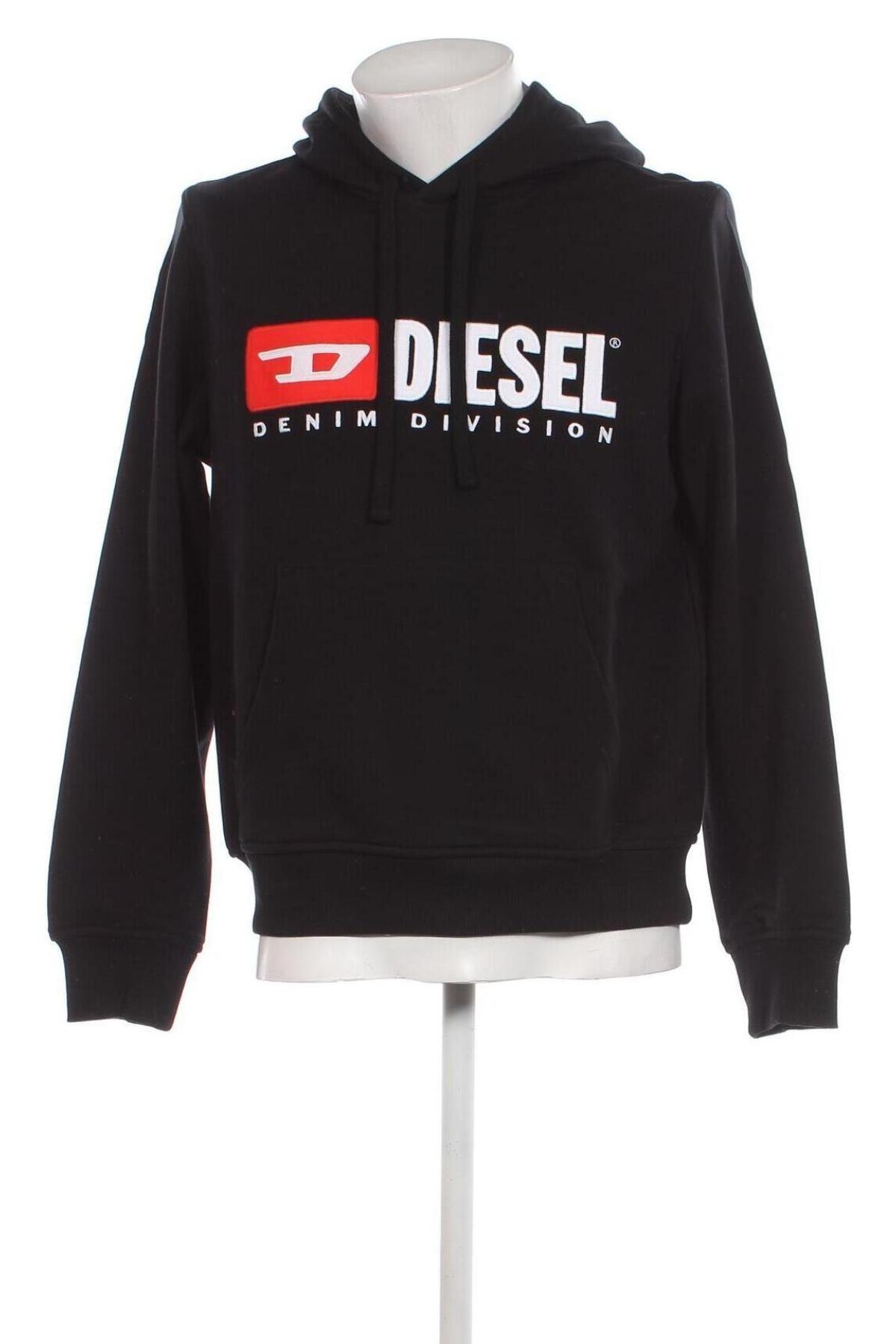 Herren Sweatshirt Diesel, Größe M, Farbe Schwarz, Preis 105,31 €