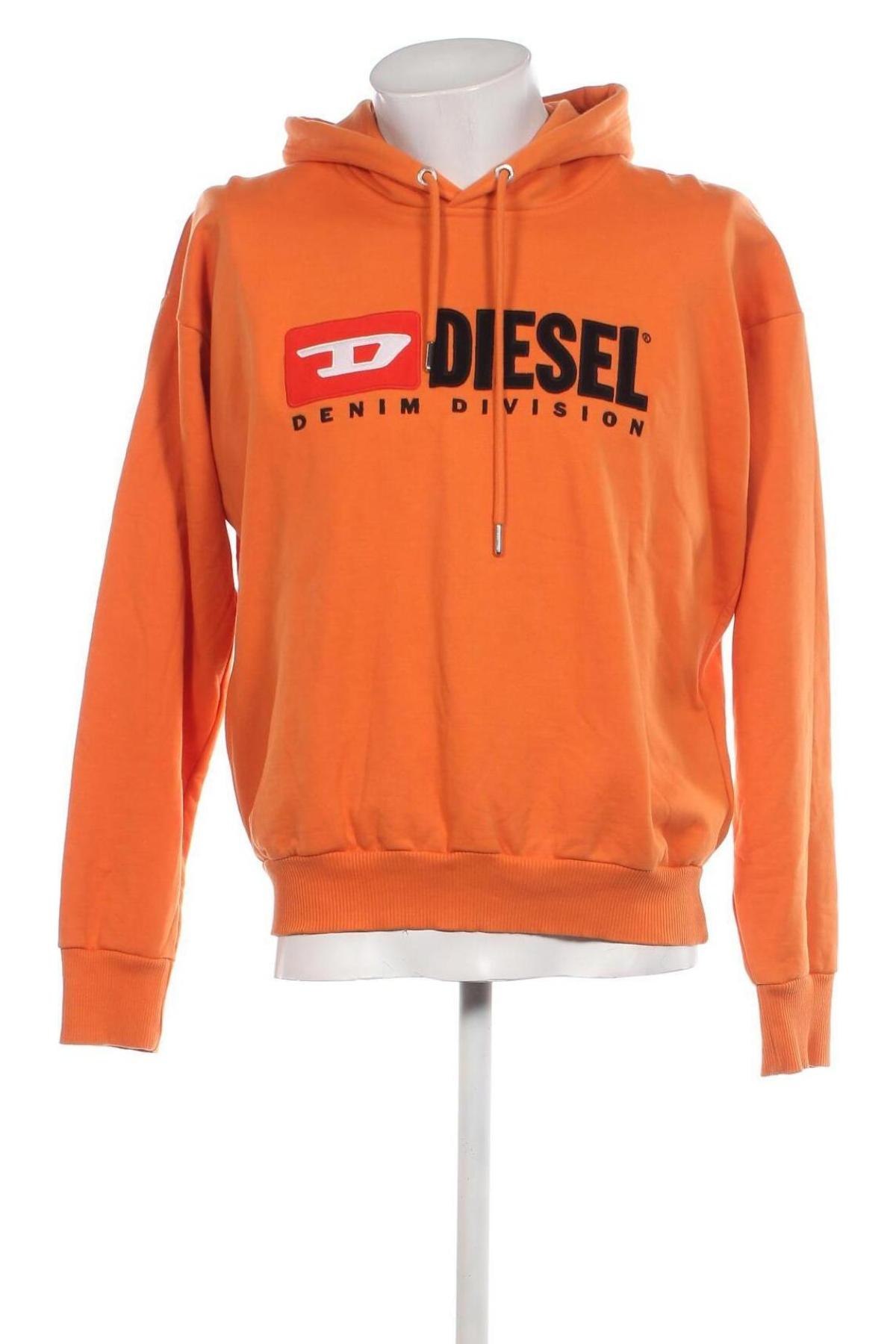 Pánska mikina  Diesel, Veľkosť M, Farba Oranžová, Cena  93,61 €