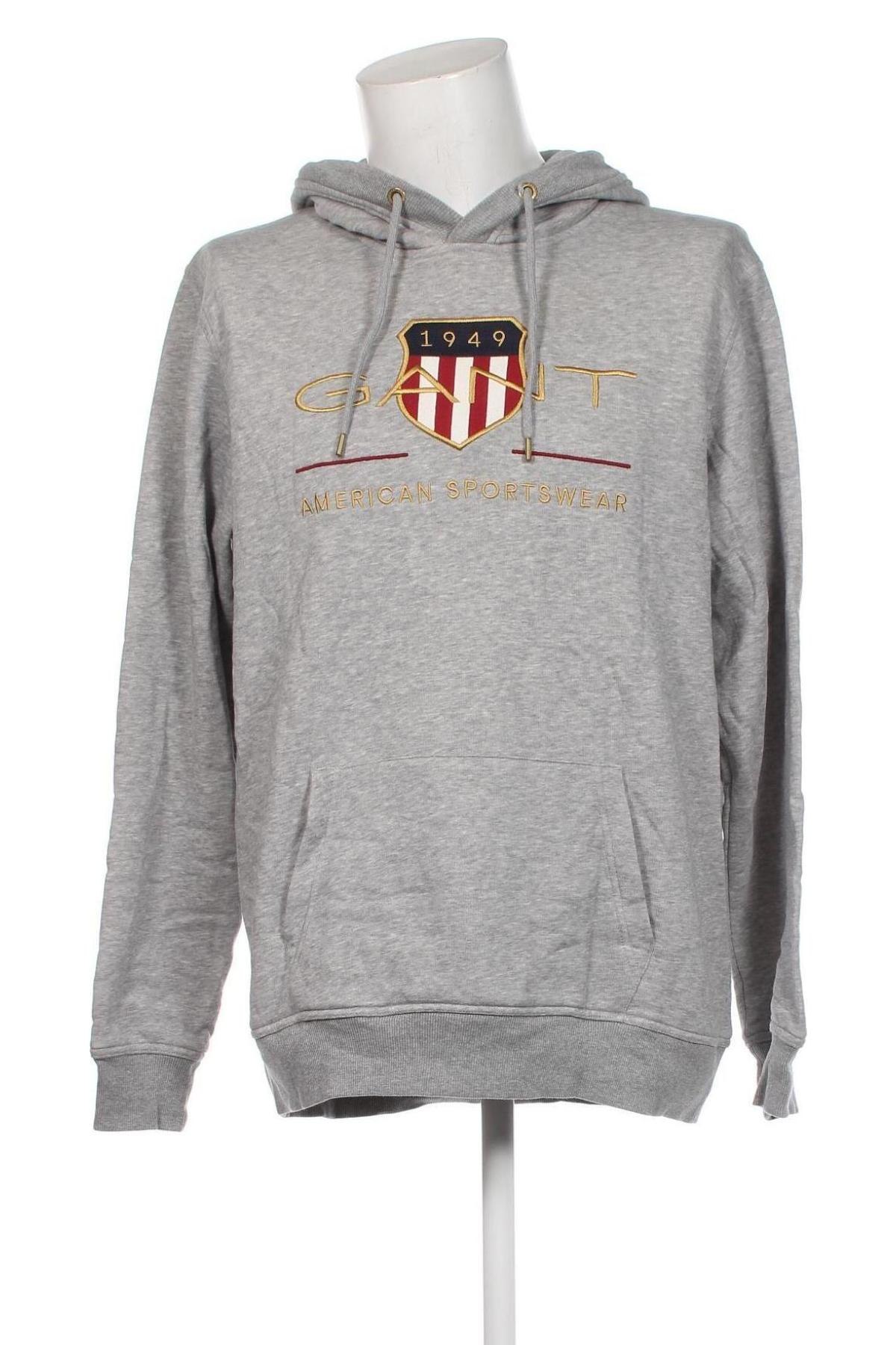 Herren Sweatshirt Gant, Größe XXL, Farbe Grau, Preis € 52,19