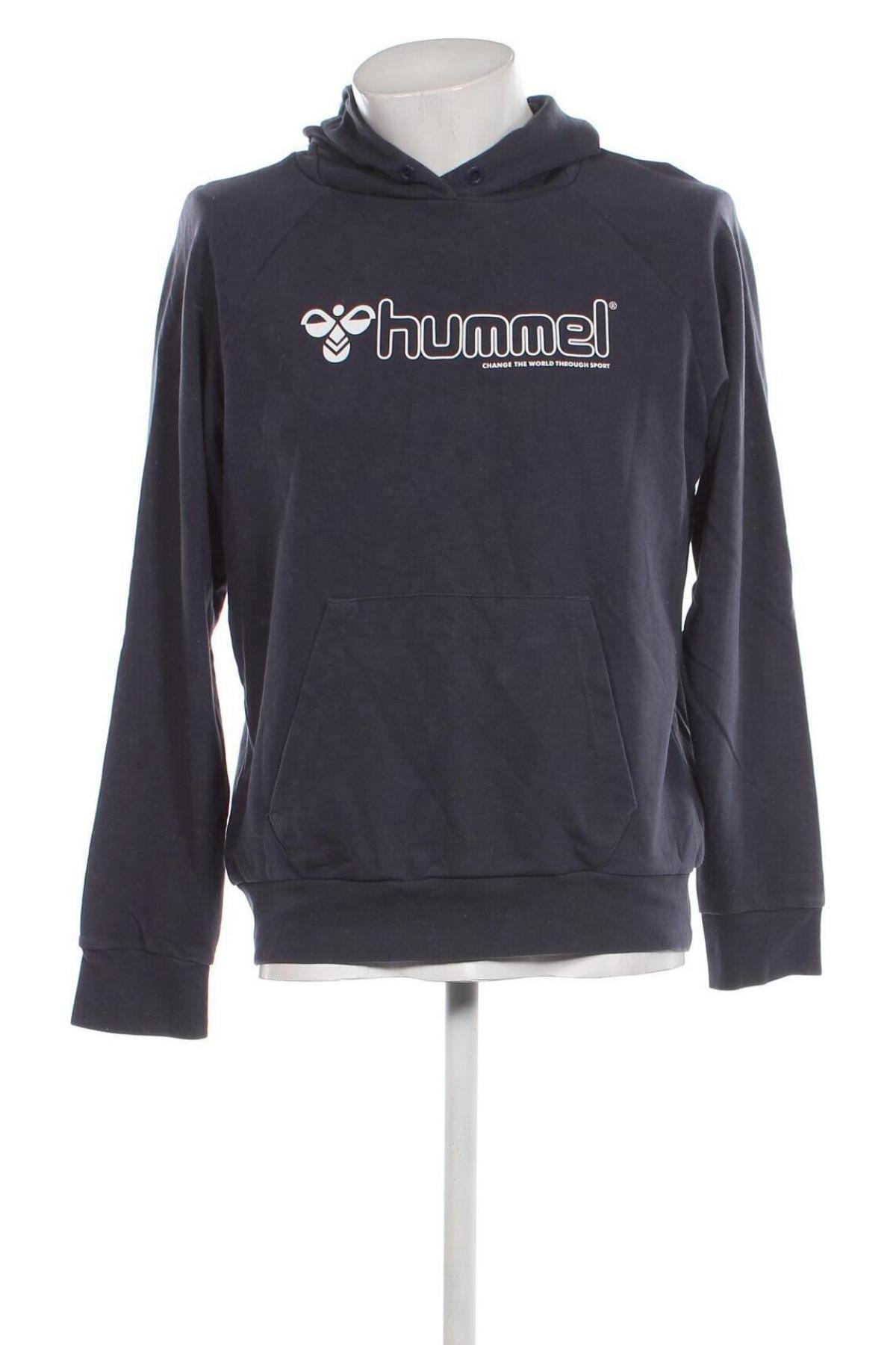 Ανδρικό φούτερ Hummel, Μέγεθος XL, Χρώμα Μπλέ, Τιμή 15,22 €