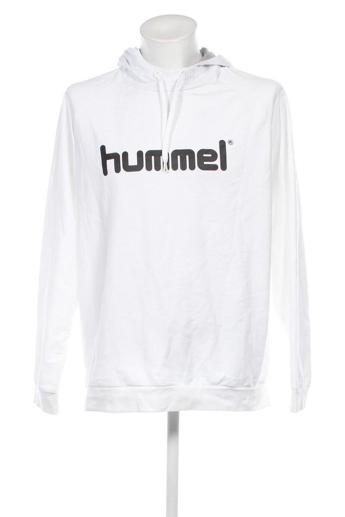 Ανδρικό φούτερ Hummel, Μέγεθος XXL, Χρώμα Λευκό, Τιμή 25,36 €
