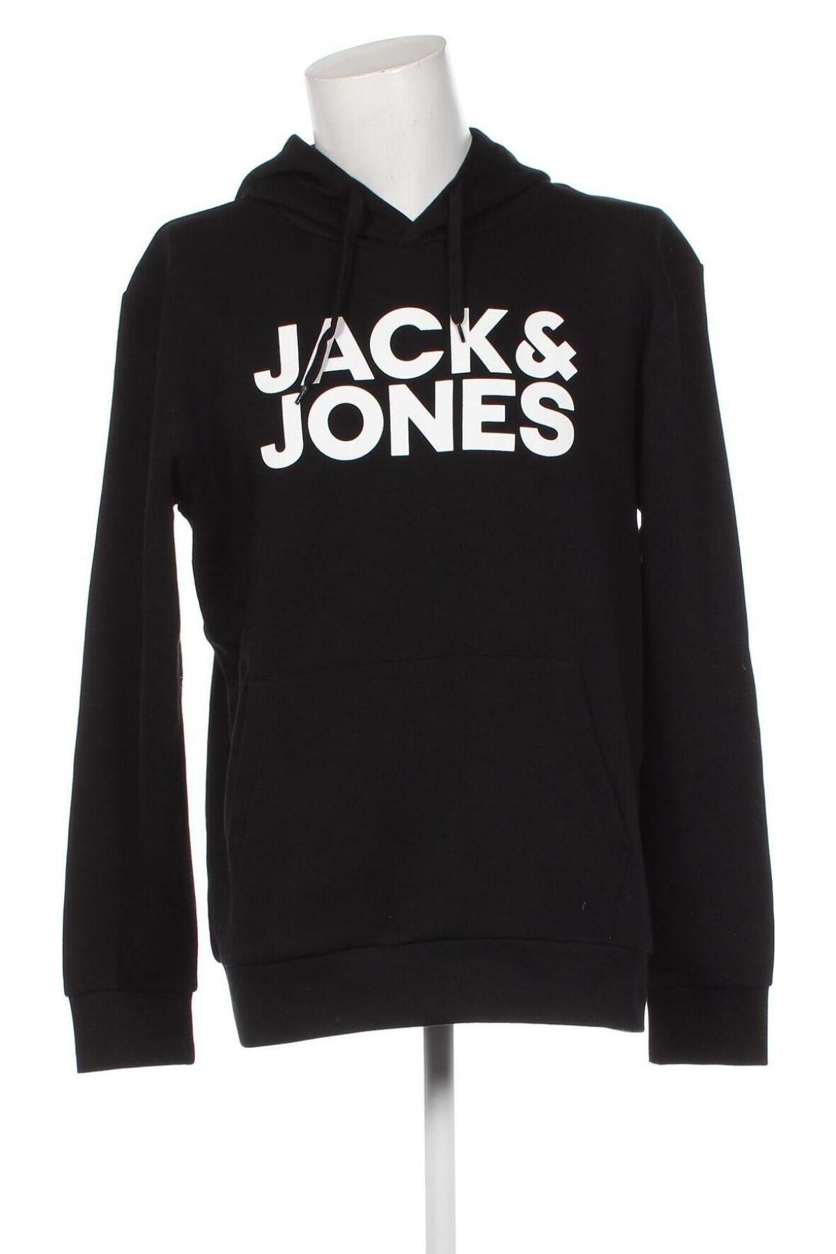 Ανδρικό φούτερ Jack & Jones, Μέγεθος M, Χρώμα Μαύρο, Τιμή 18,18 €