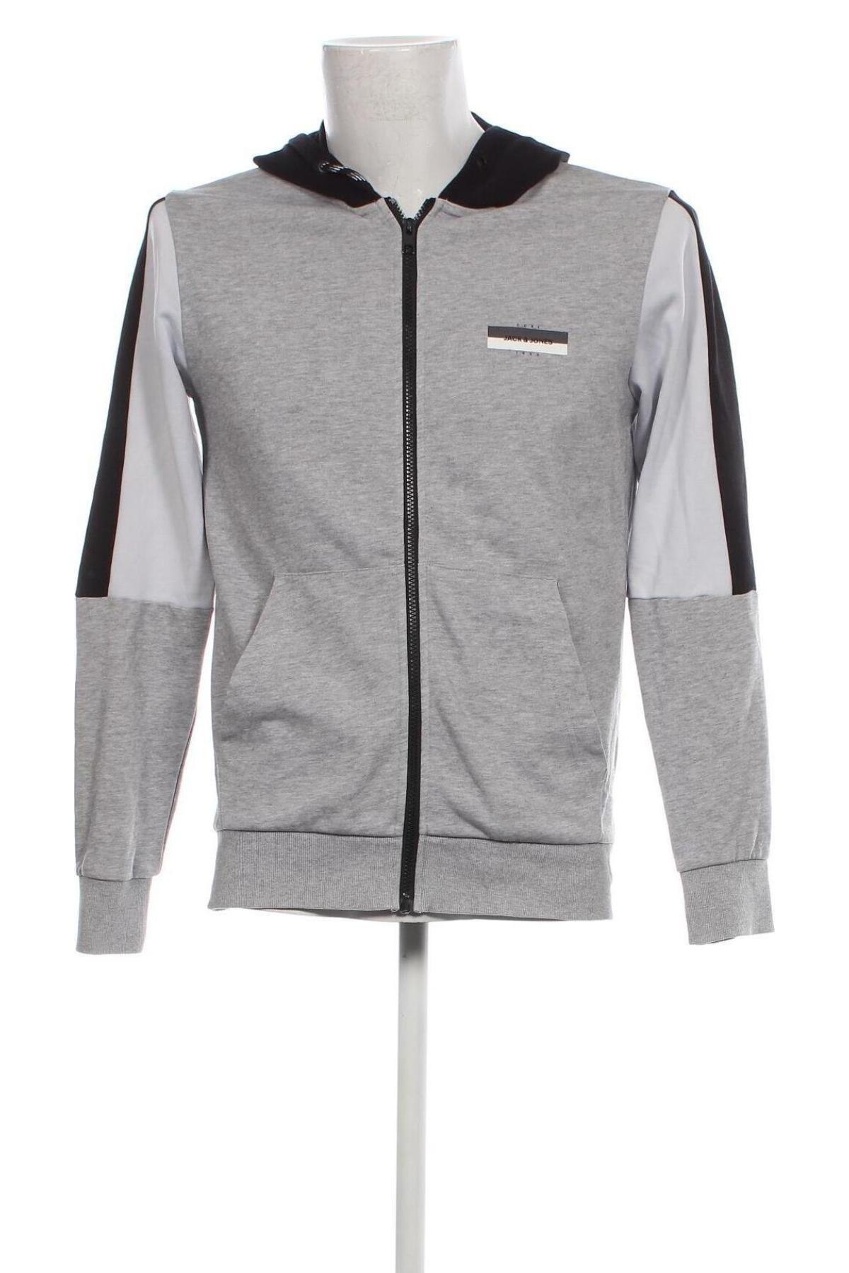 Herren Sweatshirt Jack & Jones, Größe M, Farbe Grau, Preis € 10,65