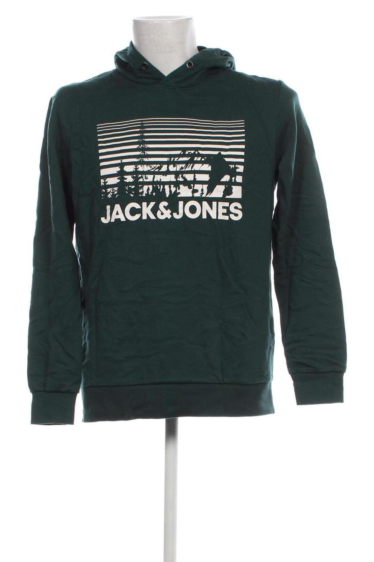 Ανδρικό φούτερ Jack & Jones, Μέγεθος XL, Χρώμα Πράσινο, Τιμή 11,57 €