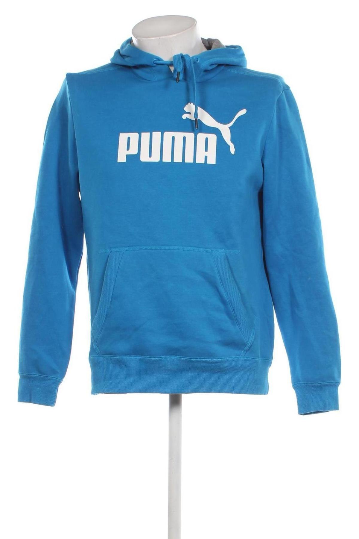 Мъжки суичър PUMA, Размер M, Цвят Син, Цена 46,75 лв.