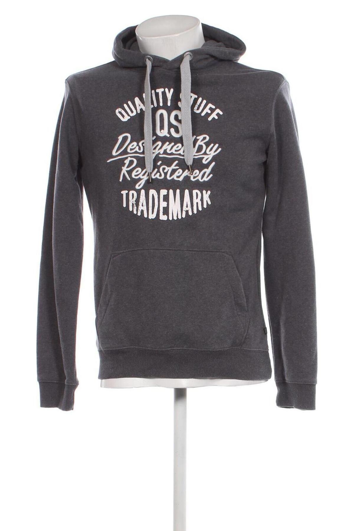 Herren Sweatshirt Q/S by S.Oliver, Größe S, Farbe Grau, Preis € 21,00