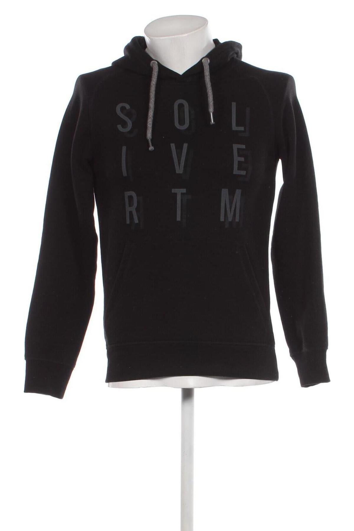 Férfi sweatshirt S.Oliver, Méret M, Szín Fekete, Ár 5 666 Ft