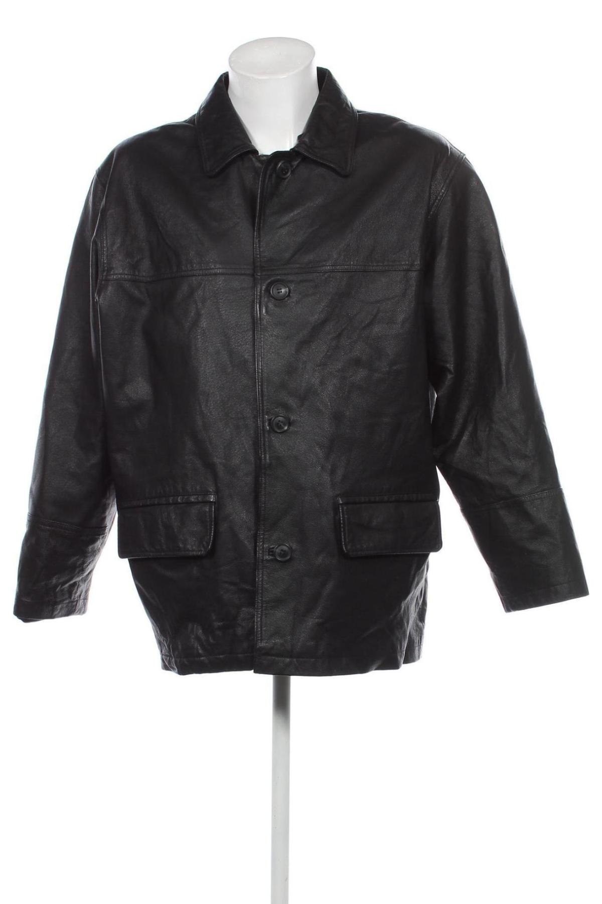 Herren Lederjacke, Größe XL, Farbe Schwarz, Preis € 44,68