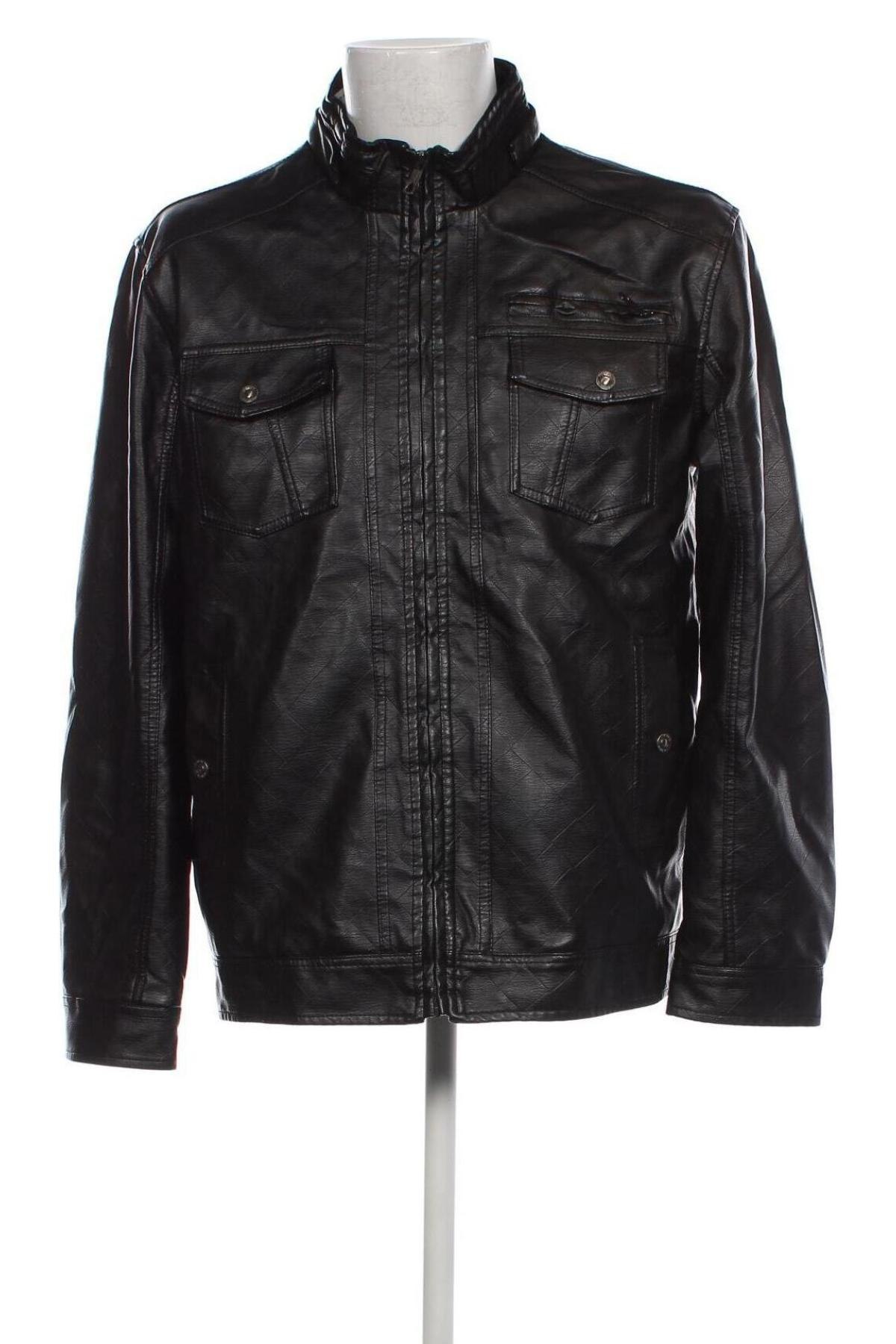 Pánska kožená bunda , Veľkosť XL, Farba Čierna, Cena  16,67 €