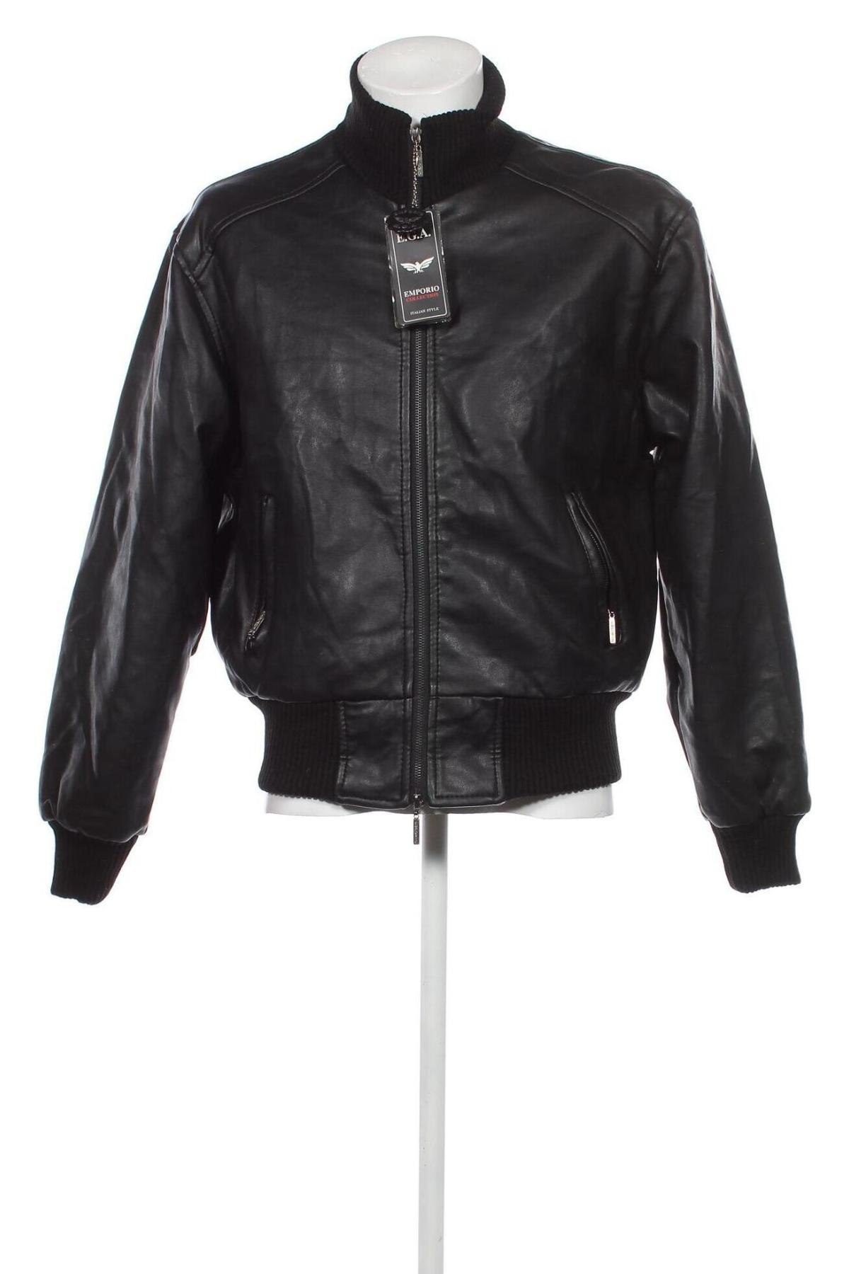 Herren Lederjacke, Größe S, Farbe Schwarz, Preis 43,98 €