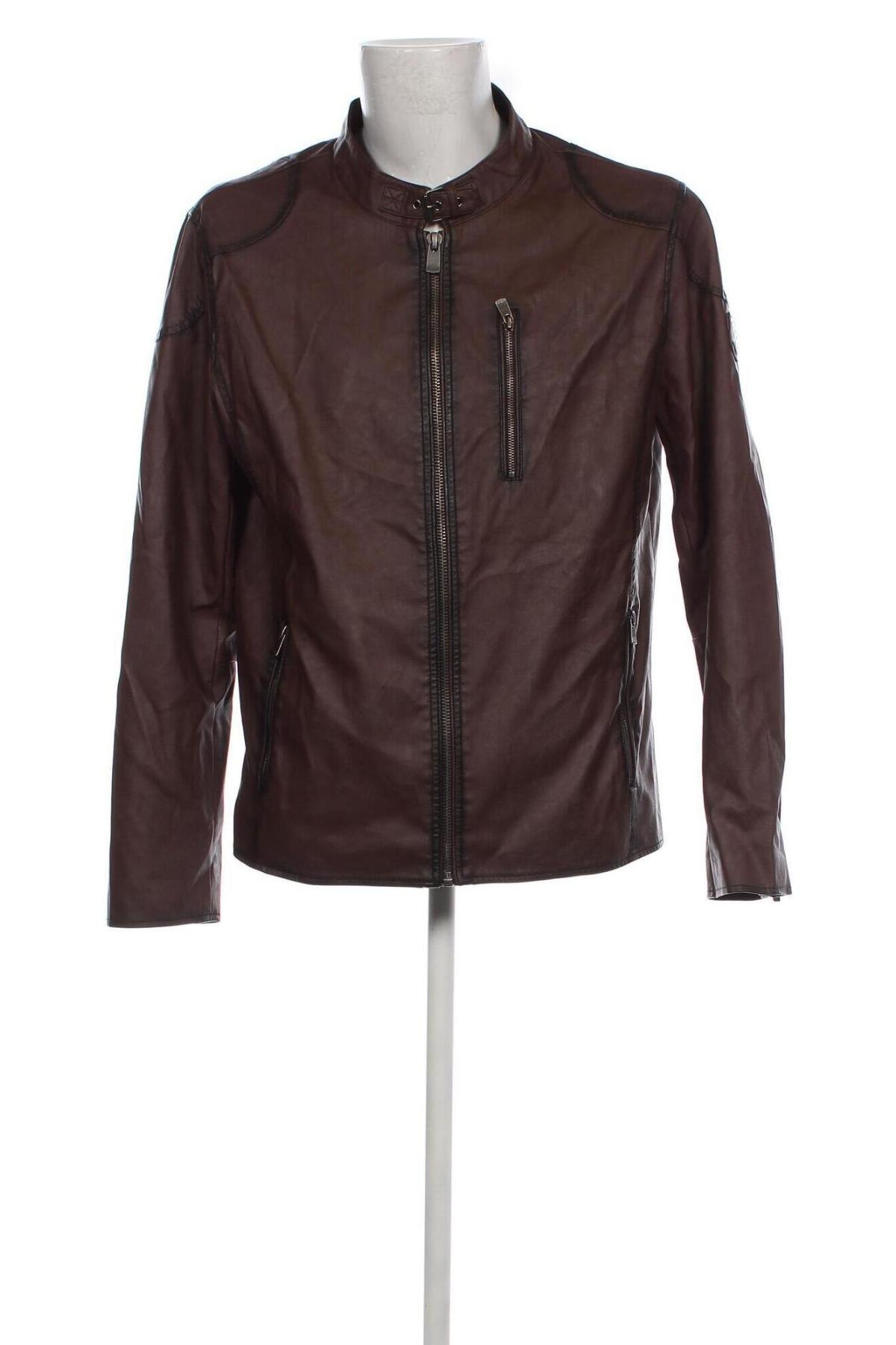 Herren Lederjacke 17 & Co., Größe L, Farbe Braun, Preis 18,76 €