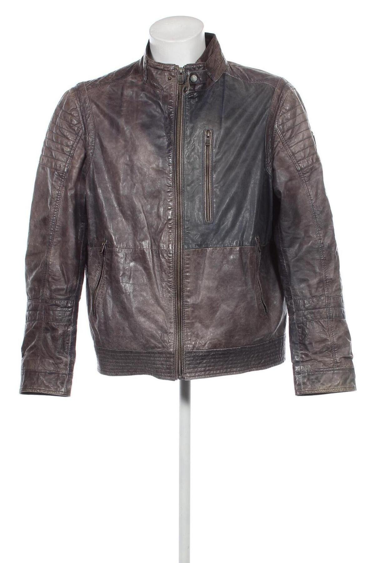 Pánska kožená bunda  Milestone, Veľkosť XL, Farba Sivá, Cena  102,51 €