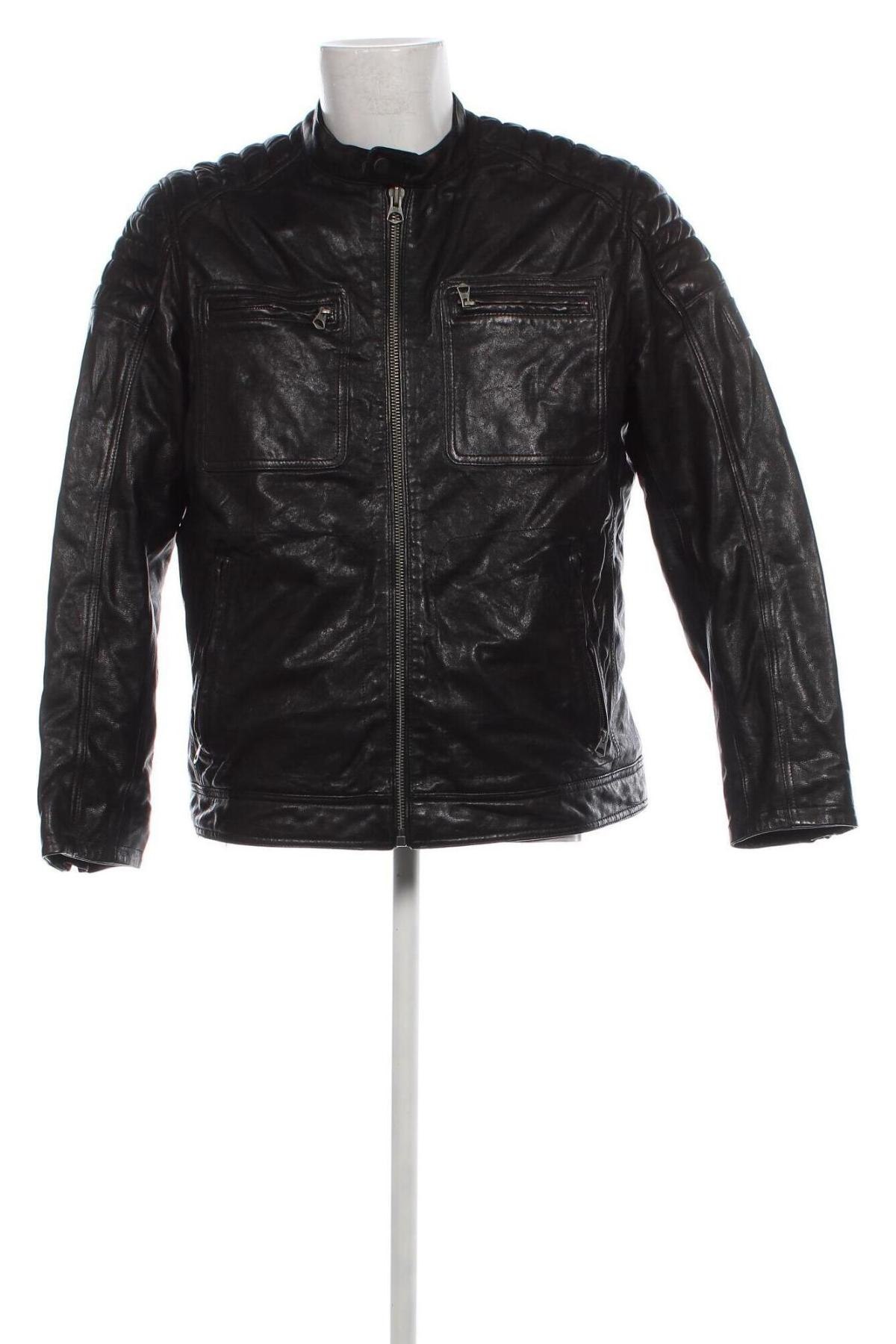 Herren Lederjacke Pepe Jeans, Größe XL, Farbe Schwarz, Preis 212,78 €