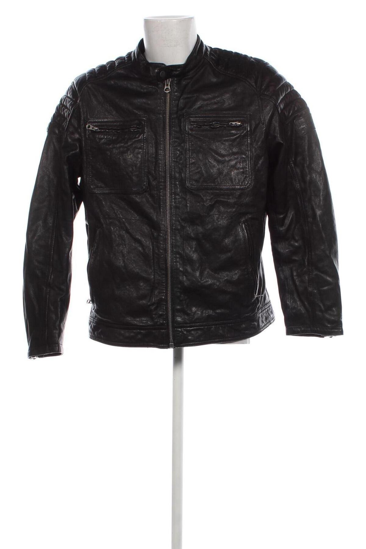 Pánska kožená bunda  Pepe Jeans, Veľkosť XL, Farba Čierna, Cena  239,38 €