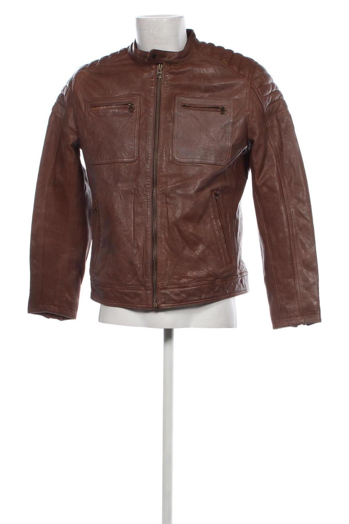 Herren Lederjacke Pepe Jeans, Größe M, Farbe Braun, Preis € 119,69