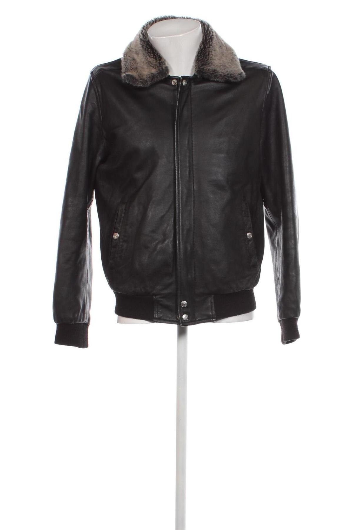 Herren Lederjacke Schott, Größe L, Farbe Schwarz, Preis € 285,78