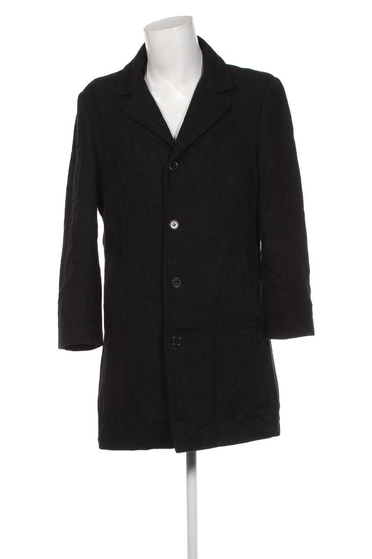 Мъжко палто, Размер L, Цвят Черен, Цена 56,71 лв.
